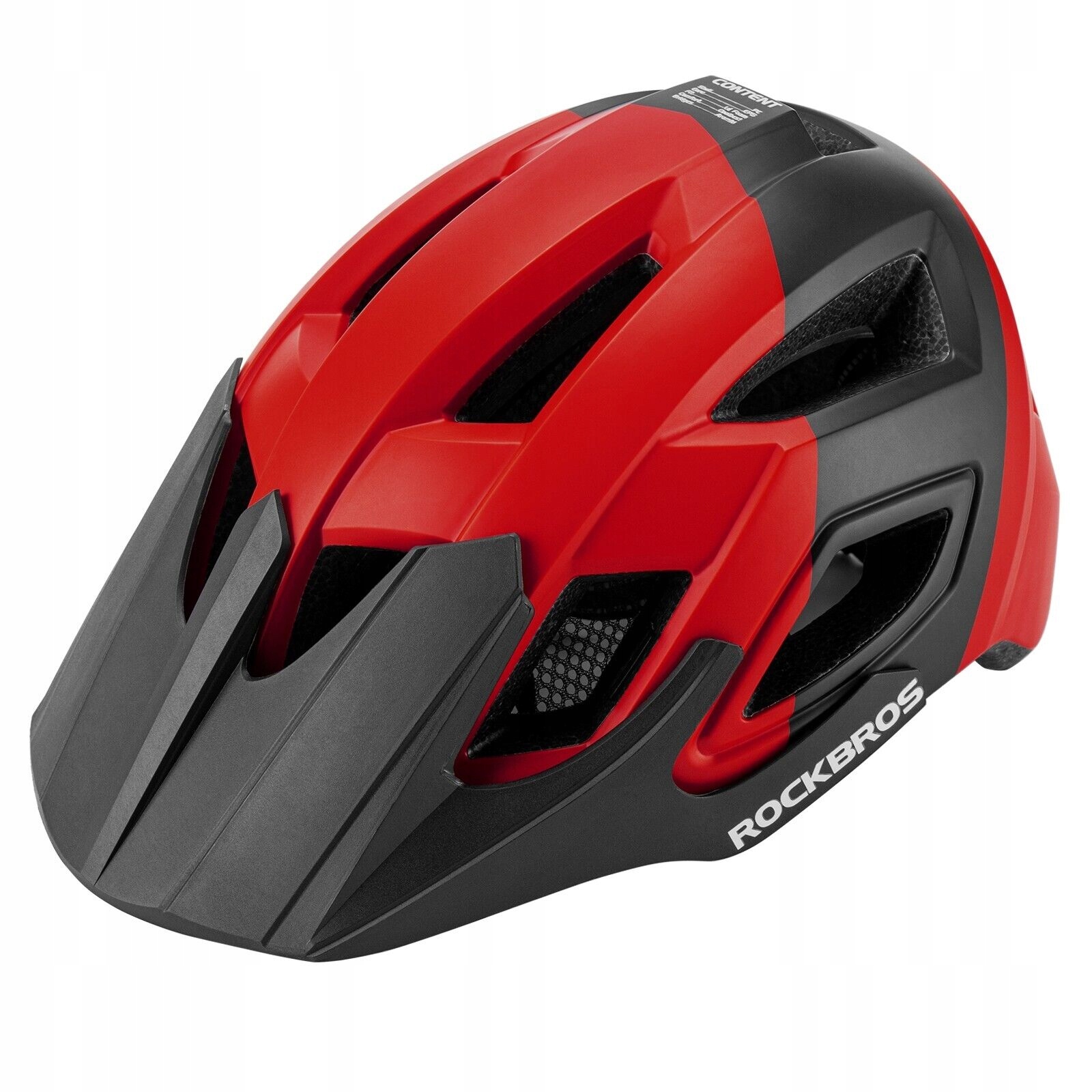 Rockbros Kask Rowerowy Sportowy Ochronny dla Dorosłych Regulowany 58-62cm