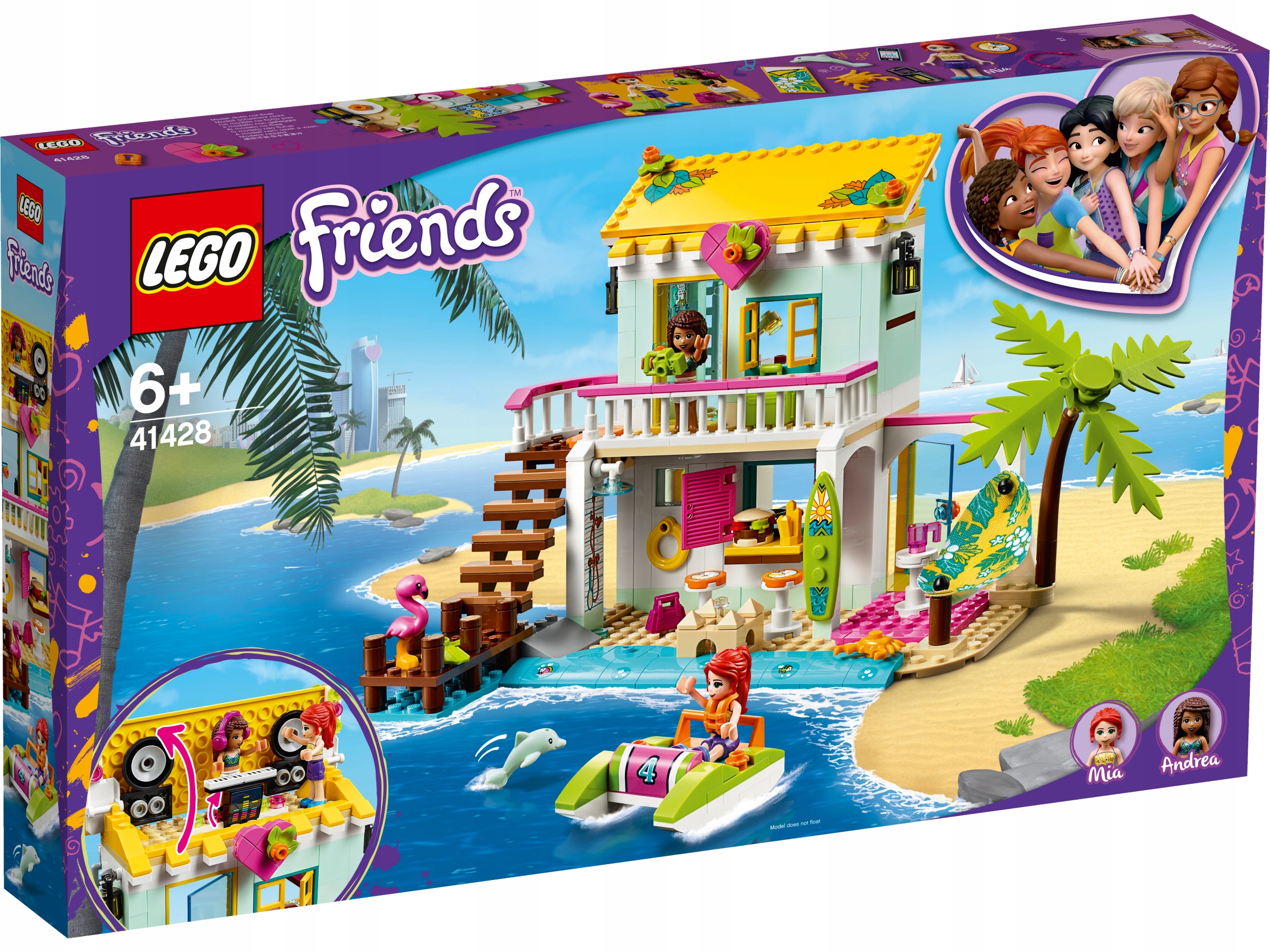 

Klocki Lego Friends Domek na plaży 41428