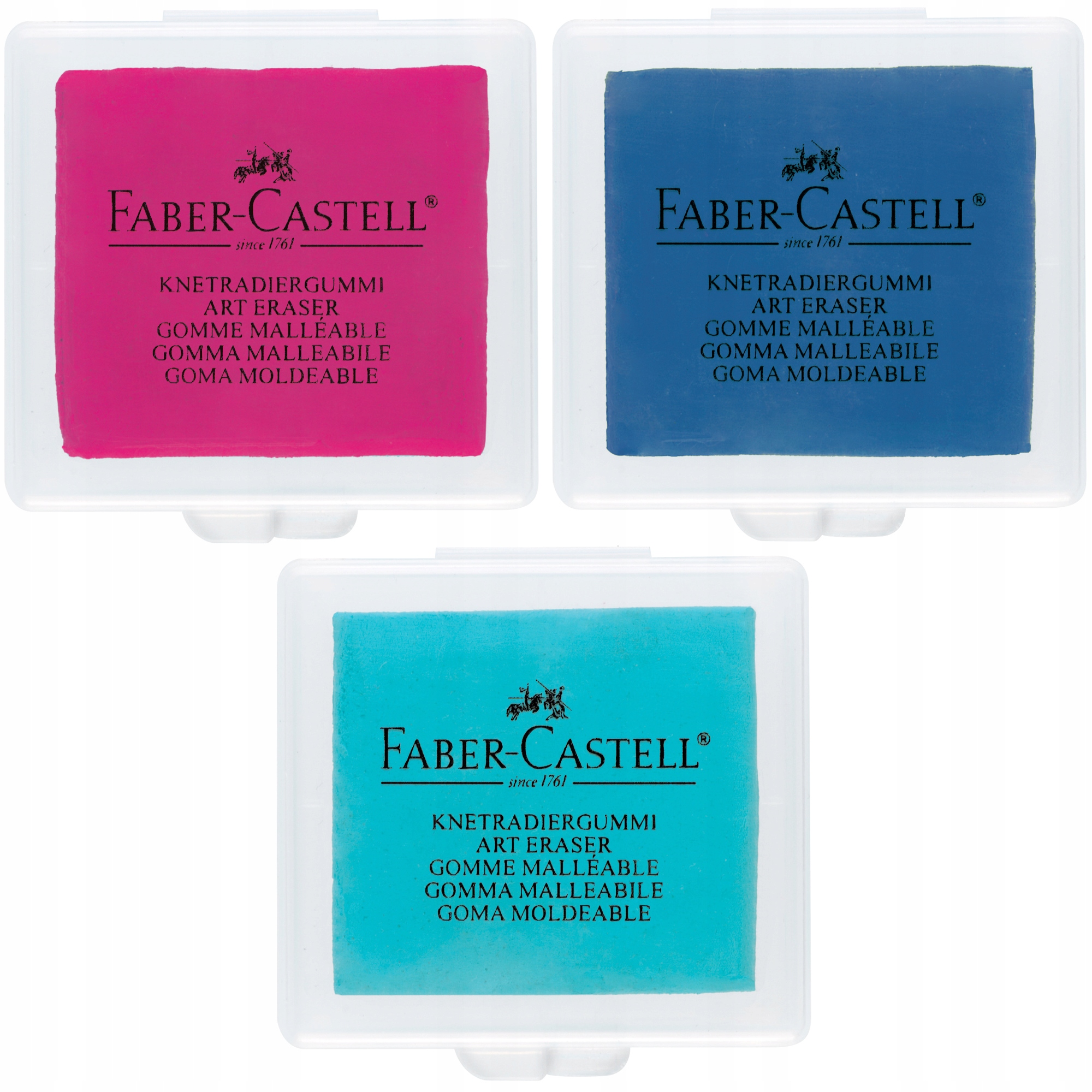 FABER- CASTELL GUMKA CHLEBOWA W ETUI MIX Bohater brak