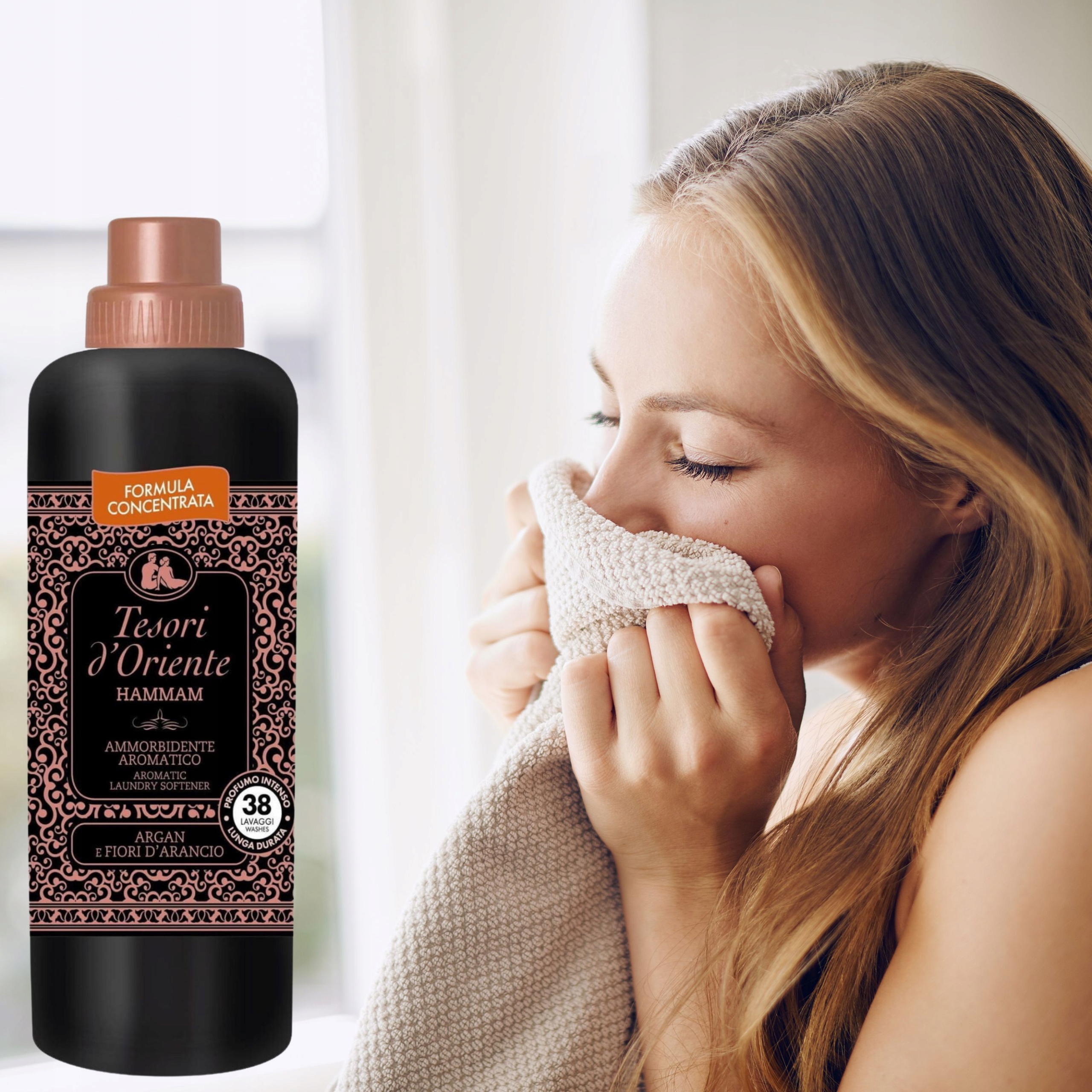 TESORI Płyn Do Płukania Hammam 38 prań 760 ml Marka Tesori d'Oriente