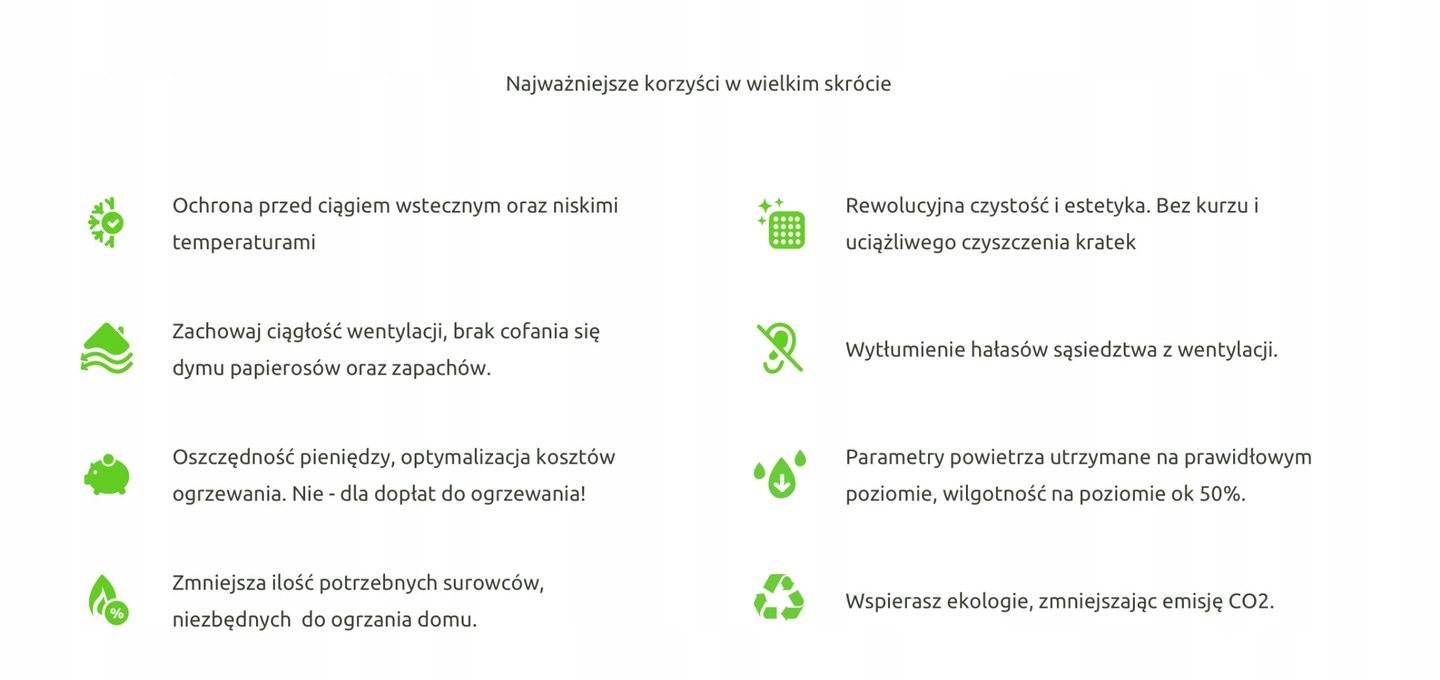 > KRATKA WENTYLACYJNA AUTOAKTYWNA Fi150 -Biała Materiał PCV