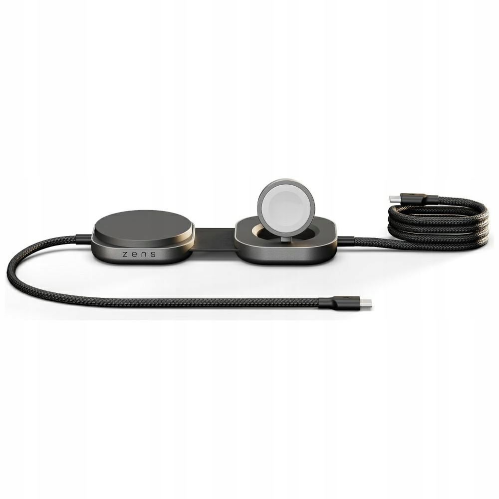 Nabíjačka 2v1 Zens Pro 3 nabíjanie Apple Watch Qi2 15W Usb-c/u