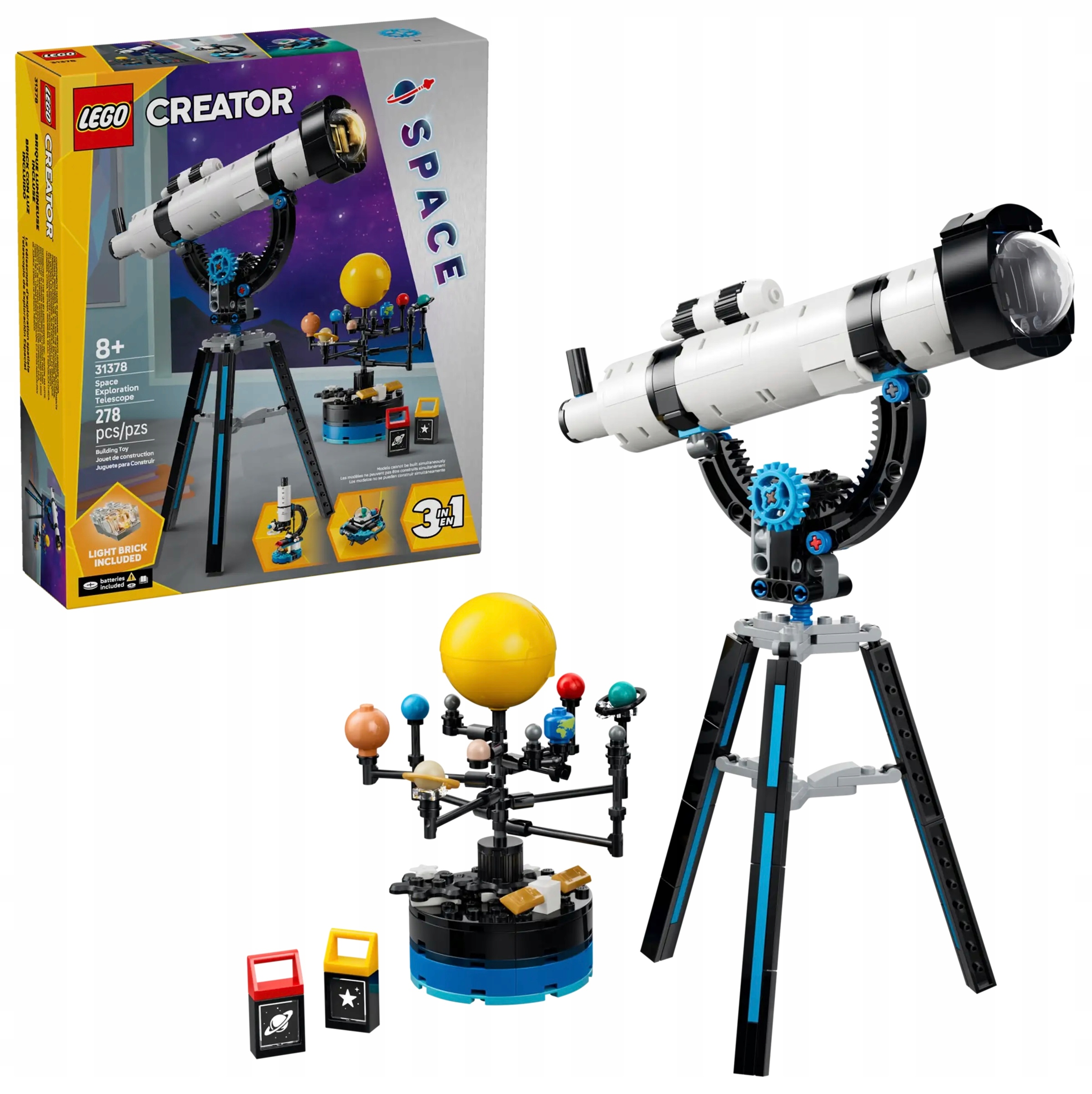 LEGO Creator 3 w 1 31378 Teleskop do odkrywania kosmosu