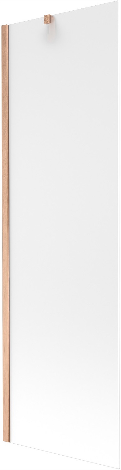 Mexen Next vanová zástěna 1dílná 60 x 150 cm, mat, kartáčovaná měď 895-06