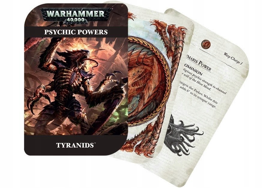 Tyranids Psychic Power Cards 2015