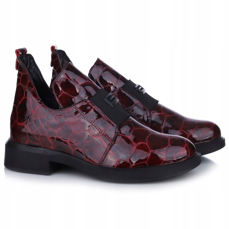 Dámské kotníkové boty Bombonella 10T 230.3035 S.a 71 T A89SYH vínová Kůže VEL.36