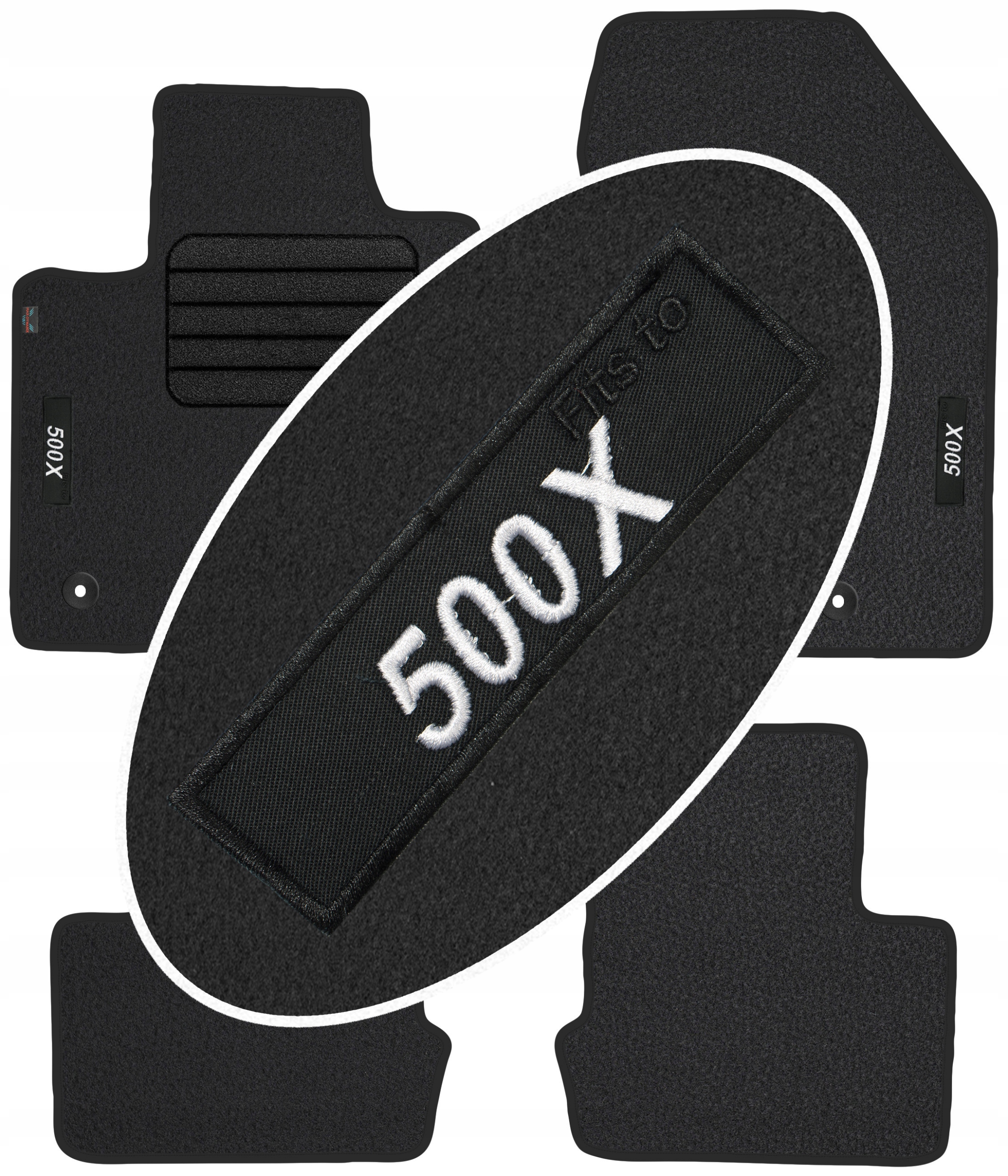 

Fiat 500X 2014- Dywaniki samochodowe
