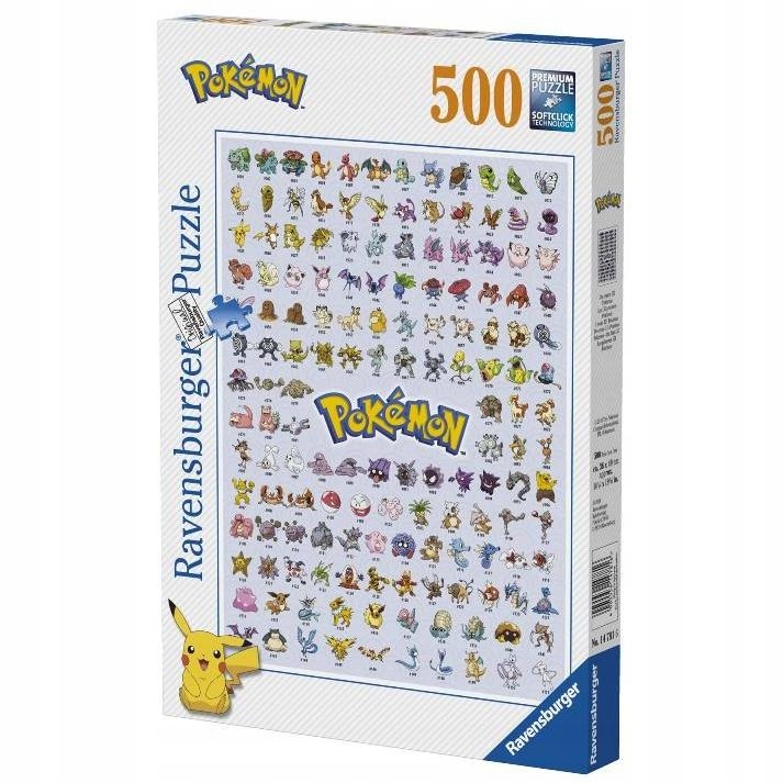 

Ravensburger puzzle 500 pezzi Pokemon 14781