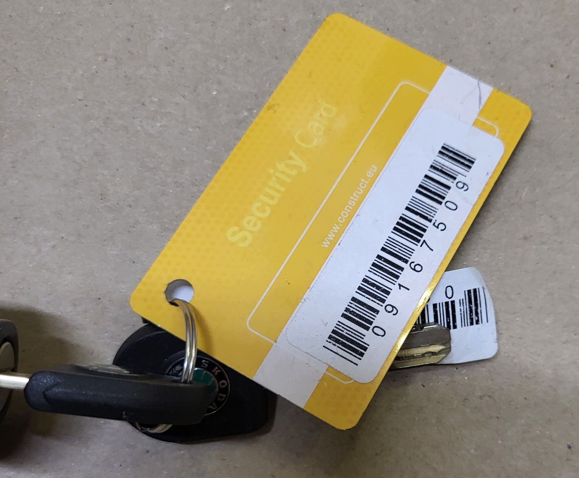 key holder blocking SKODA CONSTRUCT 27 MD S-00024-00 OE new