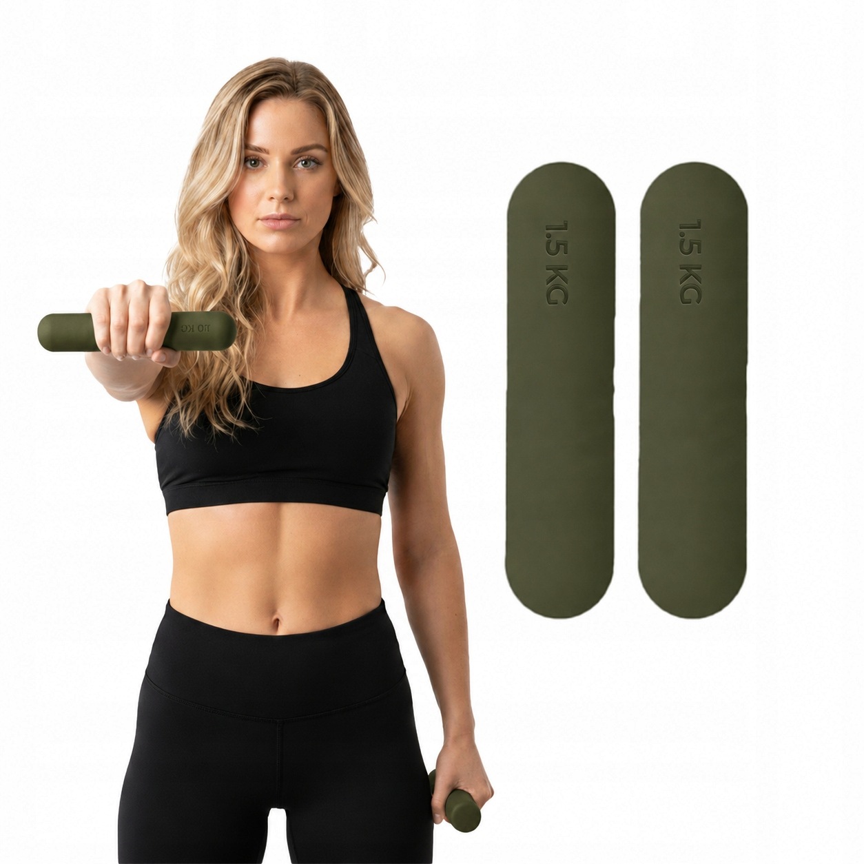 Sada Činek Na Cvičení Činky Na Cvičení Pilates Fitness 2x1.5KG