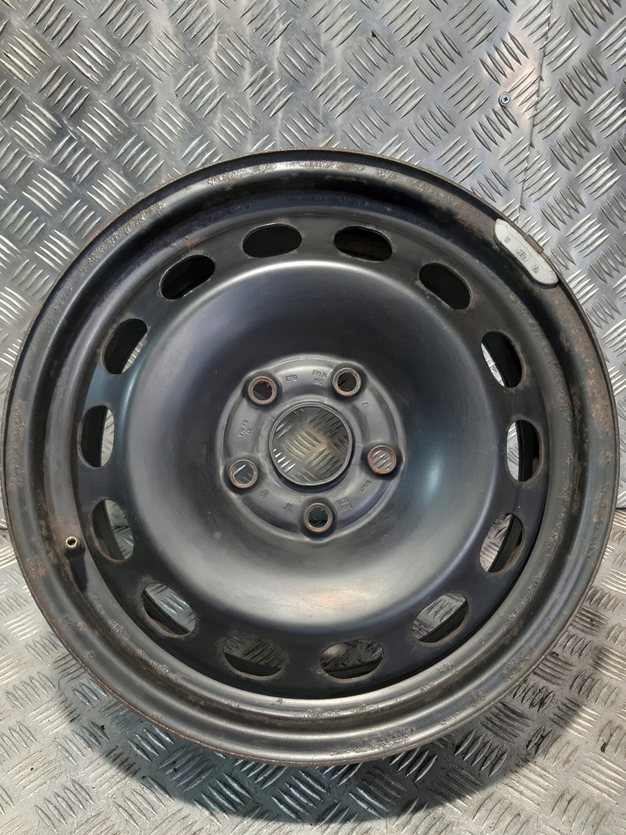 disk oceľový 1x VW 1K0601027A R16 ET50 5x112 6.5j