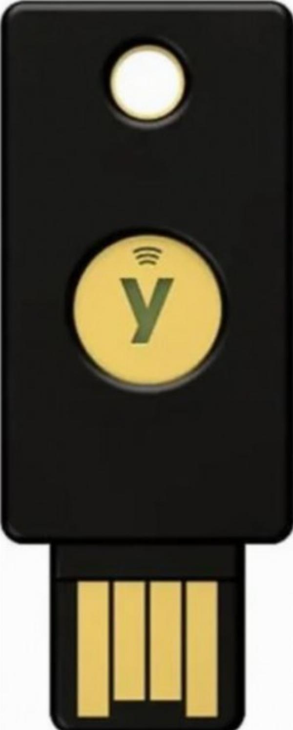 Ключ безопасности USB Yubico Security Key NFC синий