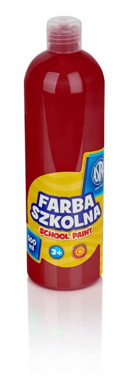 

Farba Plakatowa Szkolna Astra 500 ml Czerwona ciem