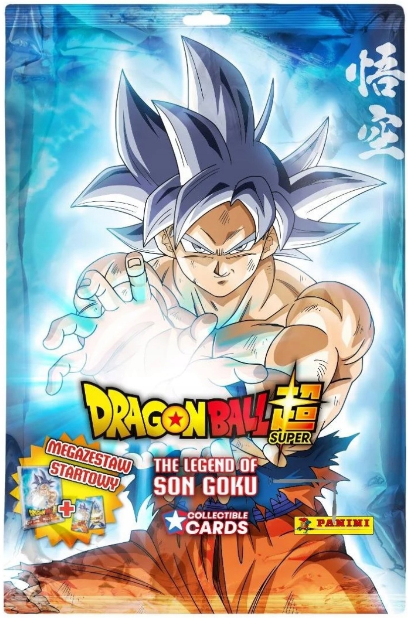 Dragon Ball Album na karty Megazestaw Startowy Panini Super Legend Son Goku ISSN 6097343273233