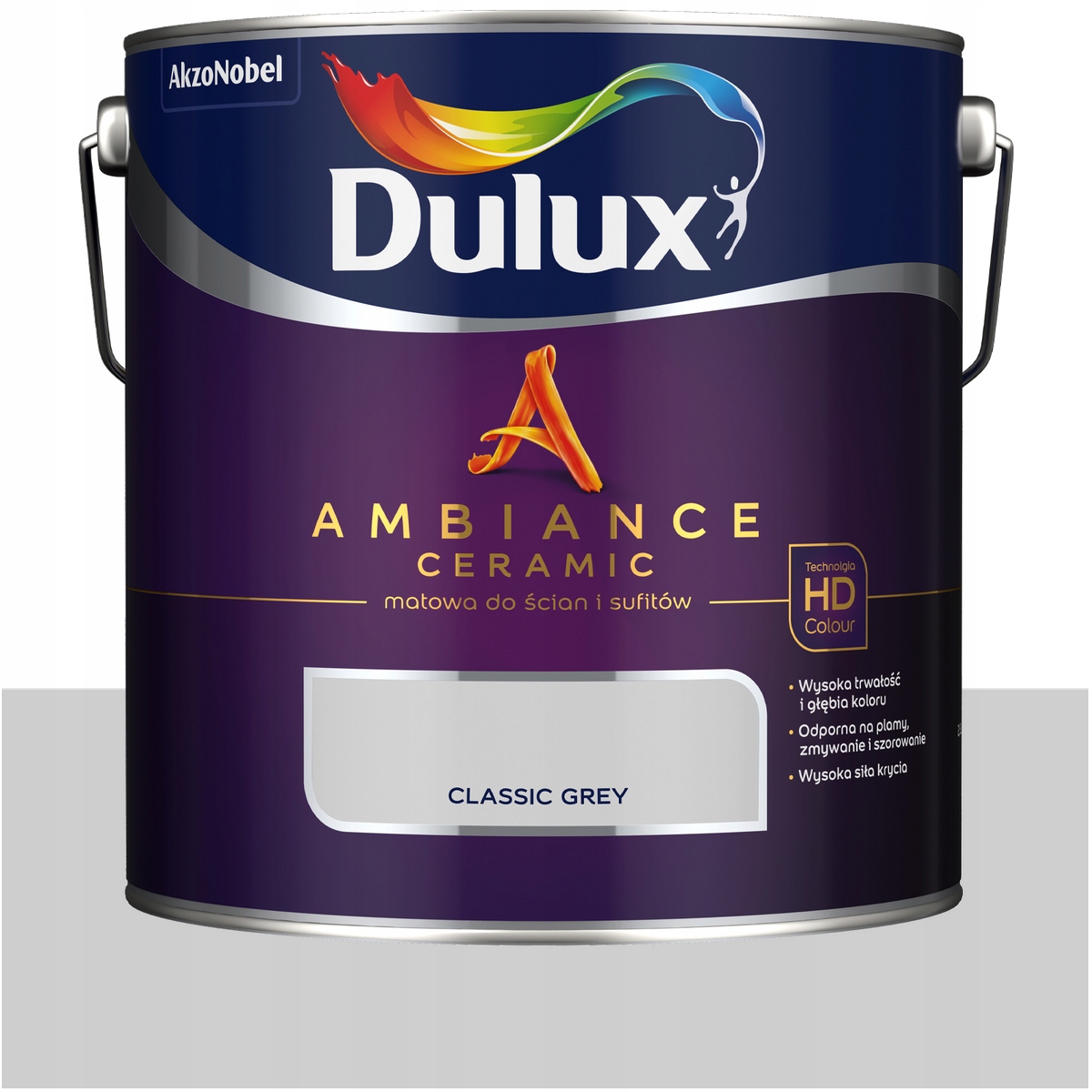Dulux barva na stěnu keramická Ambiance Ceramic Classic Grey 2,5L