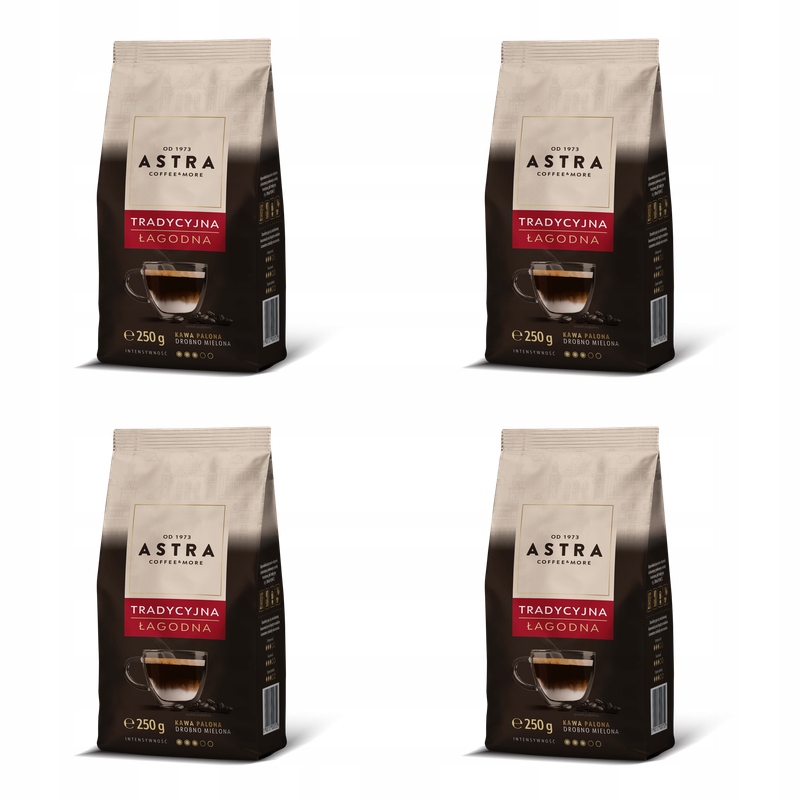 Astra mletá káva 250 g X4