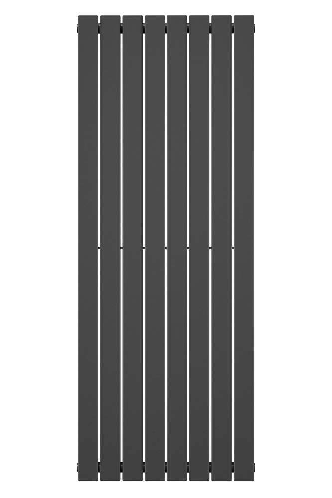 Grzejnik dekoracyjny panelowy pionowy 1600x624 antracyt, wersja pojedyncza