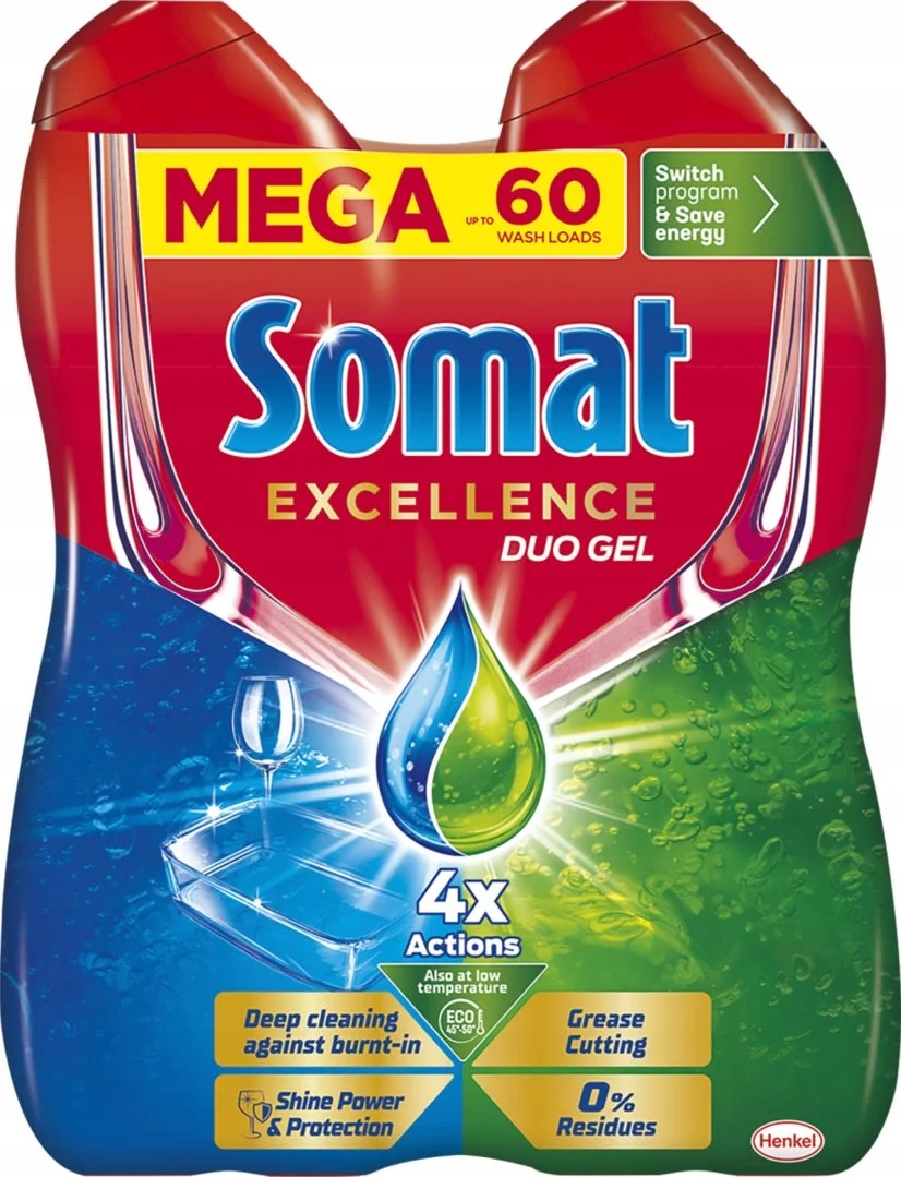 Levně Somat gel Excellent 2x684ml Giga