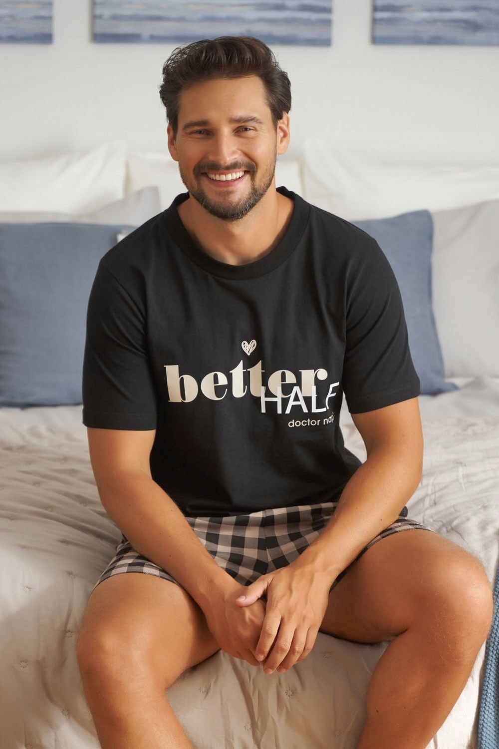 DOCTOR NAP 5342 PIŻAMA MĘSKA KRÓTKA r.[M] Model 5342 PIZAMA SZORTY