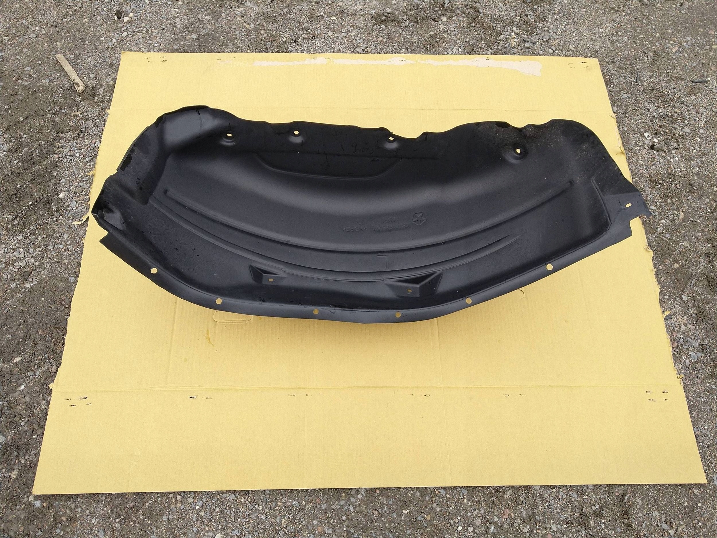 mudguard cover rear part rear left side left JEEP WRANGLER JL 2018