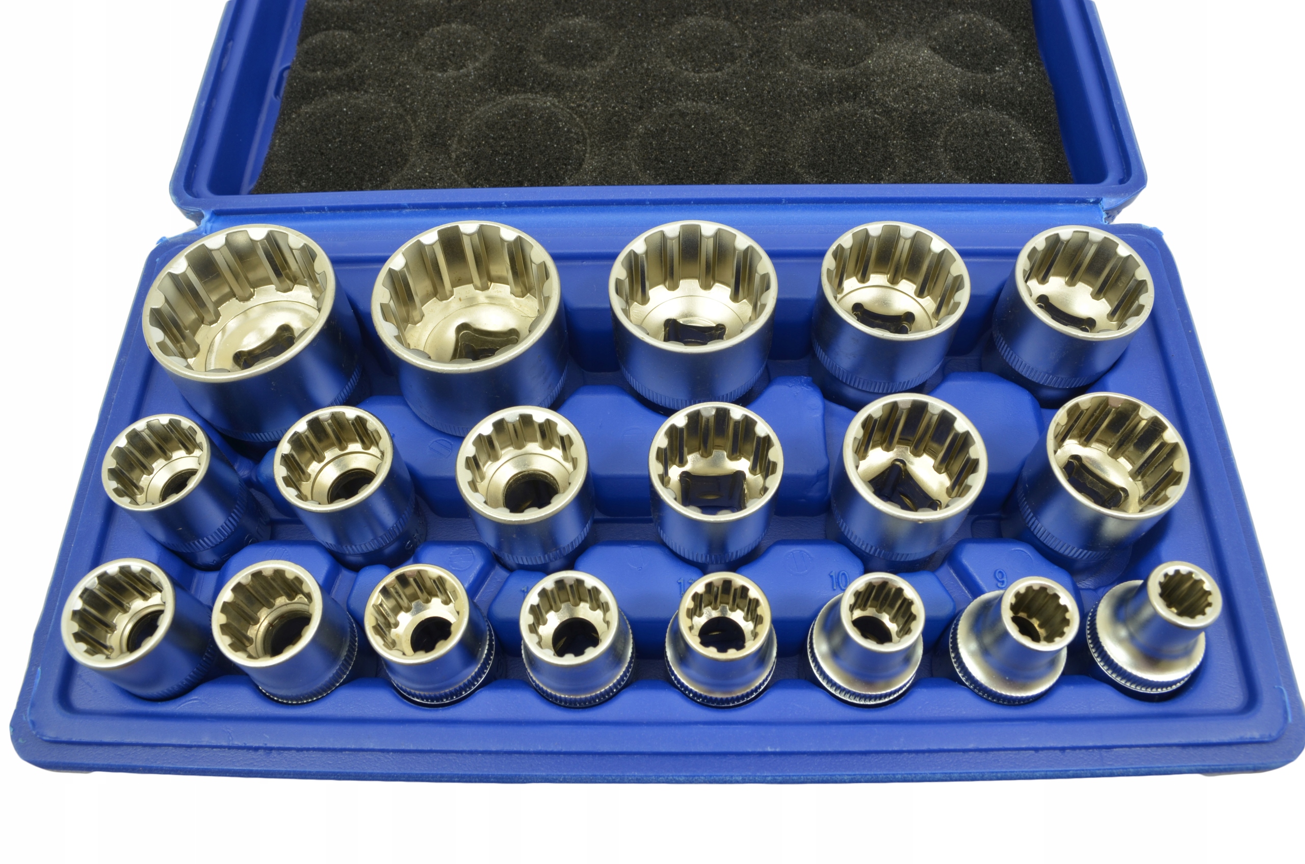 

Zestaw Nasadek Nasadki Spline 12 Kąt 1/2 8-32 19EL