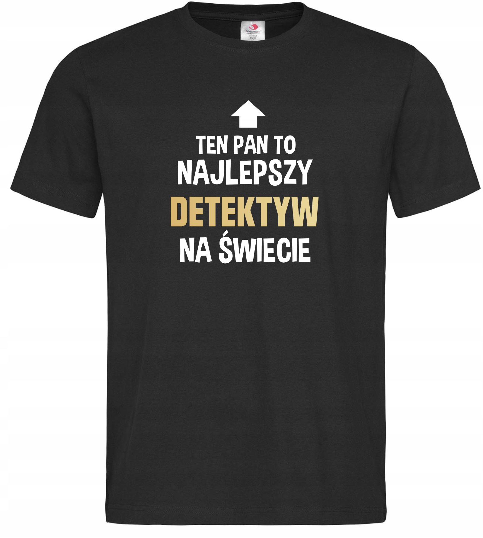 

koszulka Najlepszy Detektyw zabawny nadruk XXL