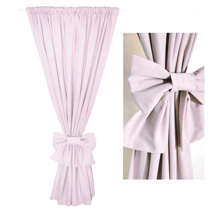 ZASŁONA z KOKARDĄ - ZASŁONY dziecięce NA WYMIAR od 100cm do 200cm długości Płeć chłopcy dziewczynki