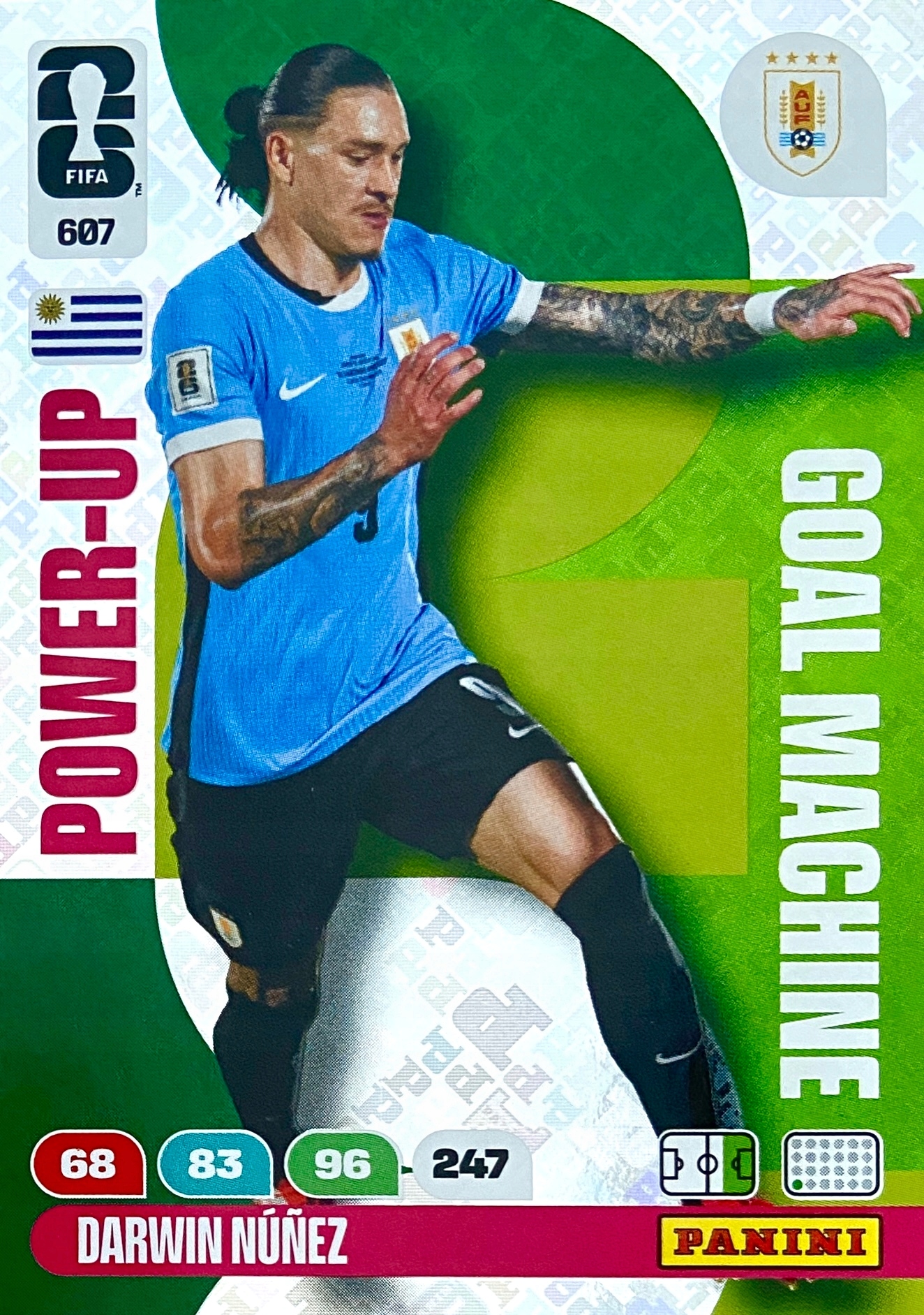 Panini Fifa World Cup 2026 Power-up Goal Machine 607 Darwin Nunez