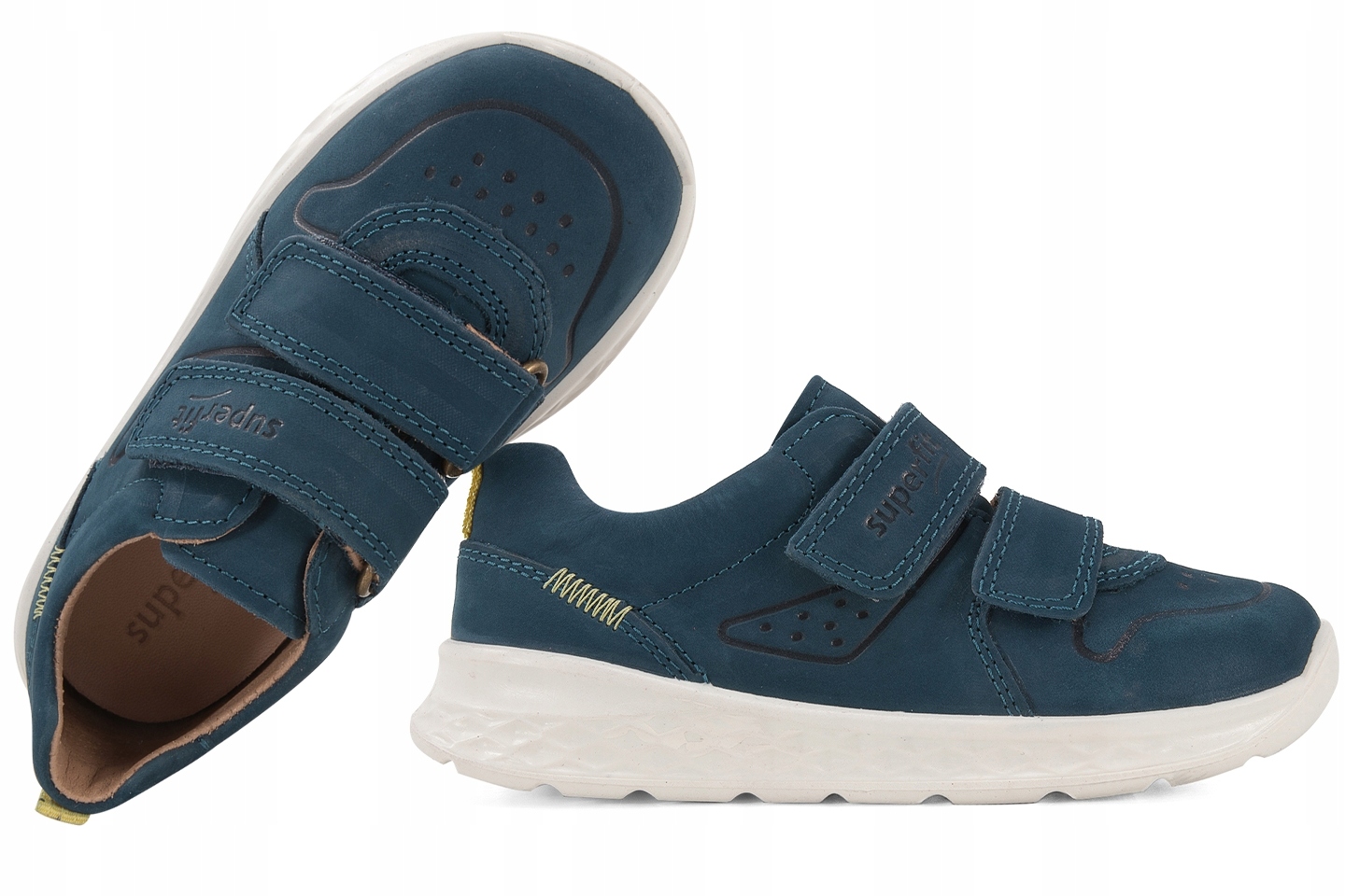 Superfit 1-000365-8030 Breeze Sportowe Półbuty Trzewiki Skóra Rzepy 28