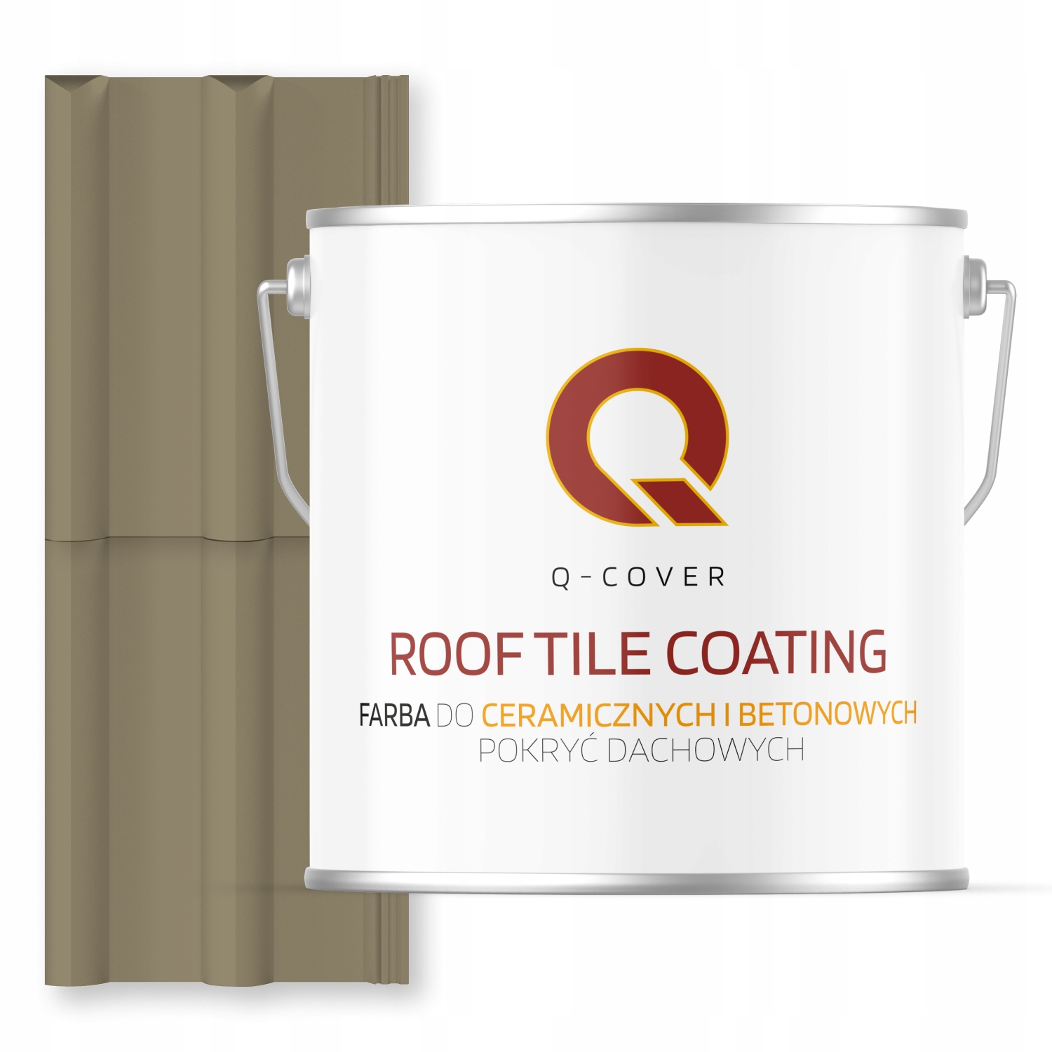 Farba Na Keramické Betónové Strechy Šedá Žltá Ral 7034 5 L Polomatná