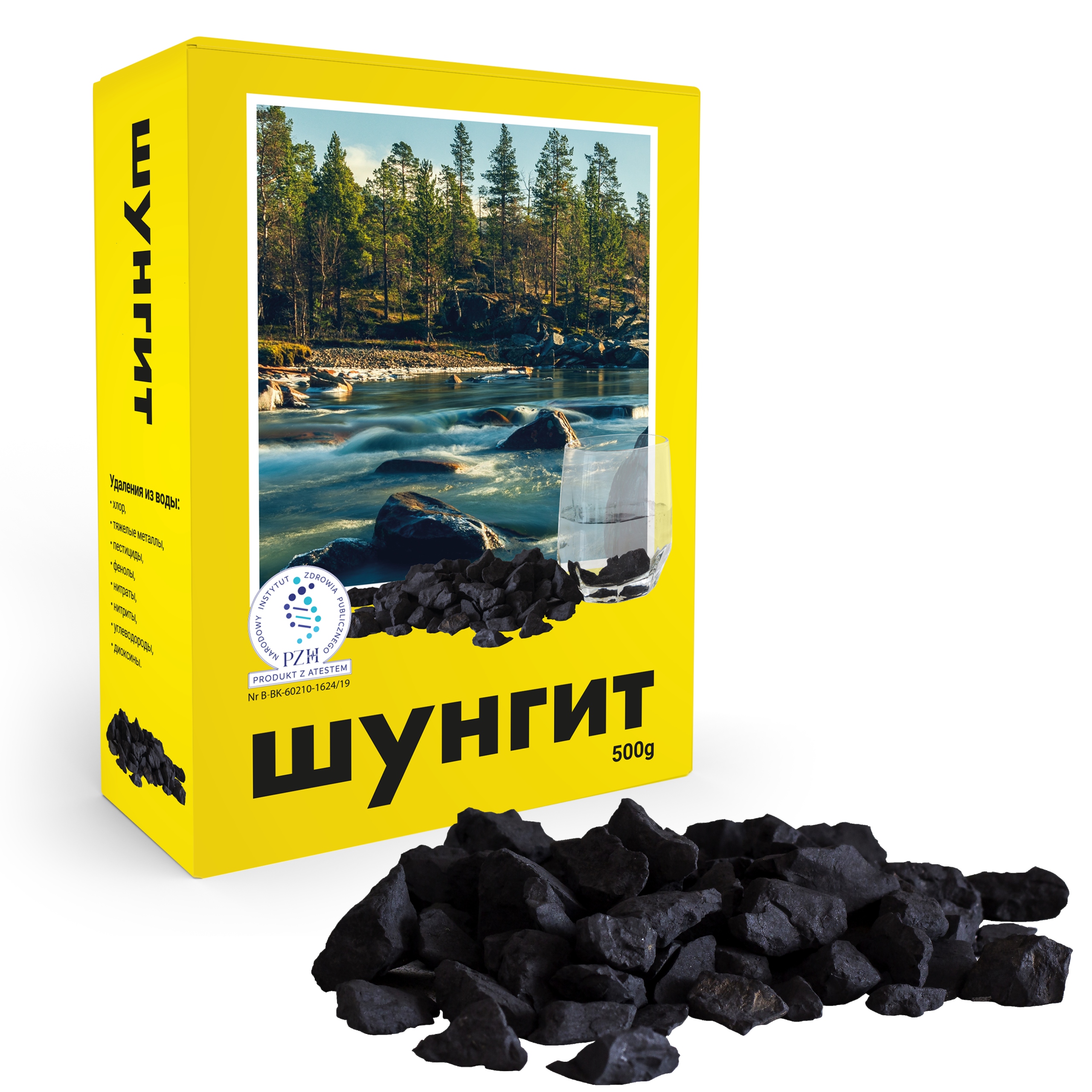 

Szungit Rosja Oryginał Karelski Filtr Naturalny