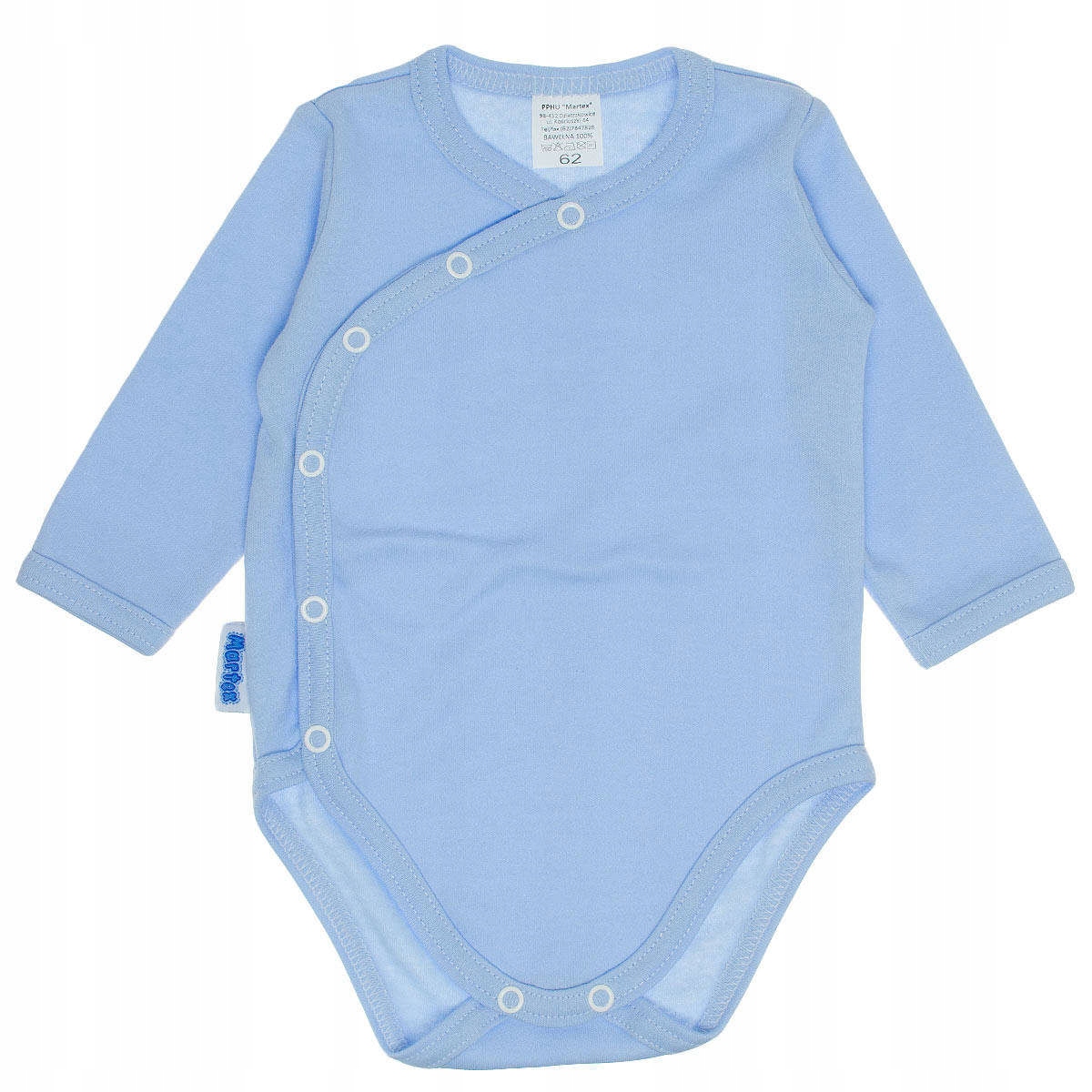 

Body Niemowlęce Bawełniane Kopertowe Błękit R. 68