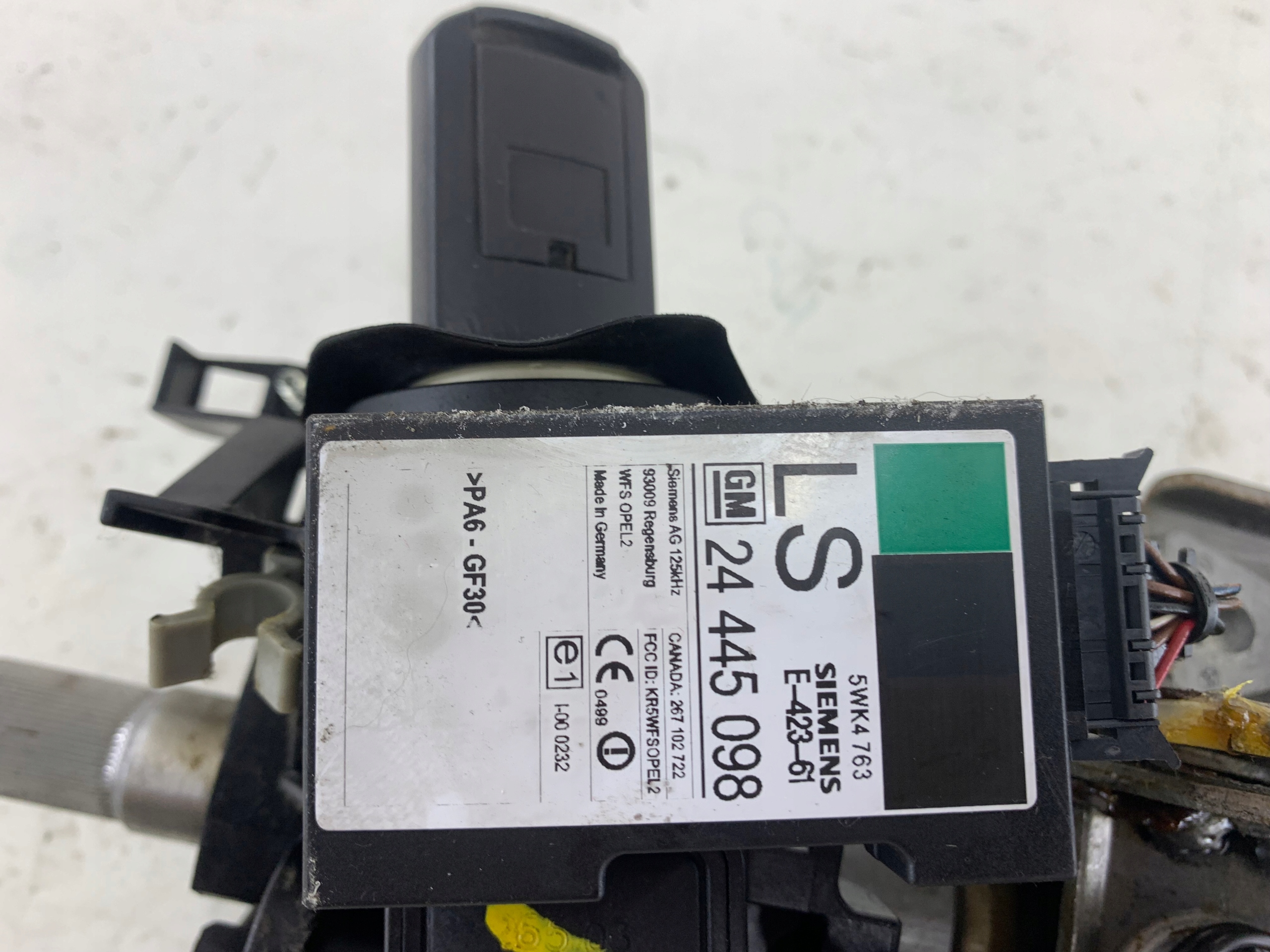 OPEL MERIVA A control electrics IMMO ignition 93392692 26095564