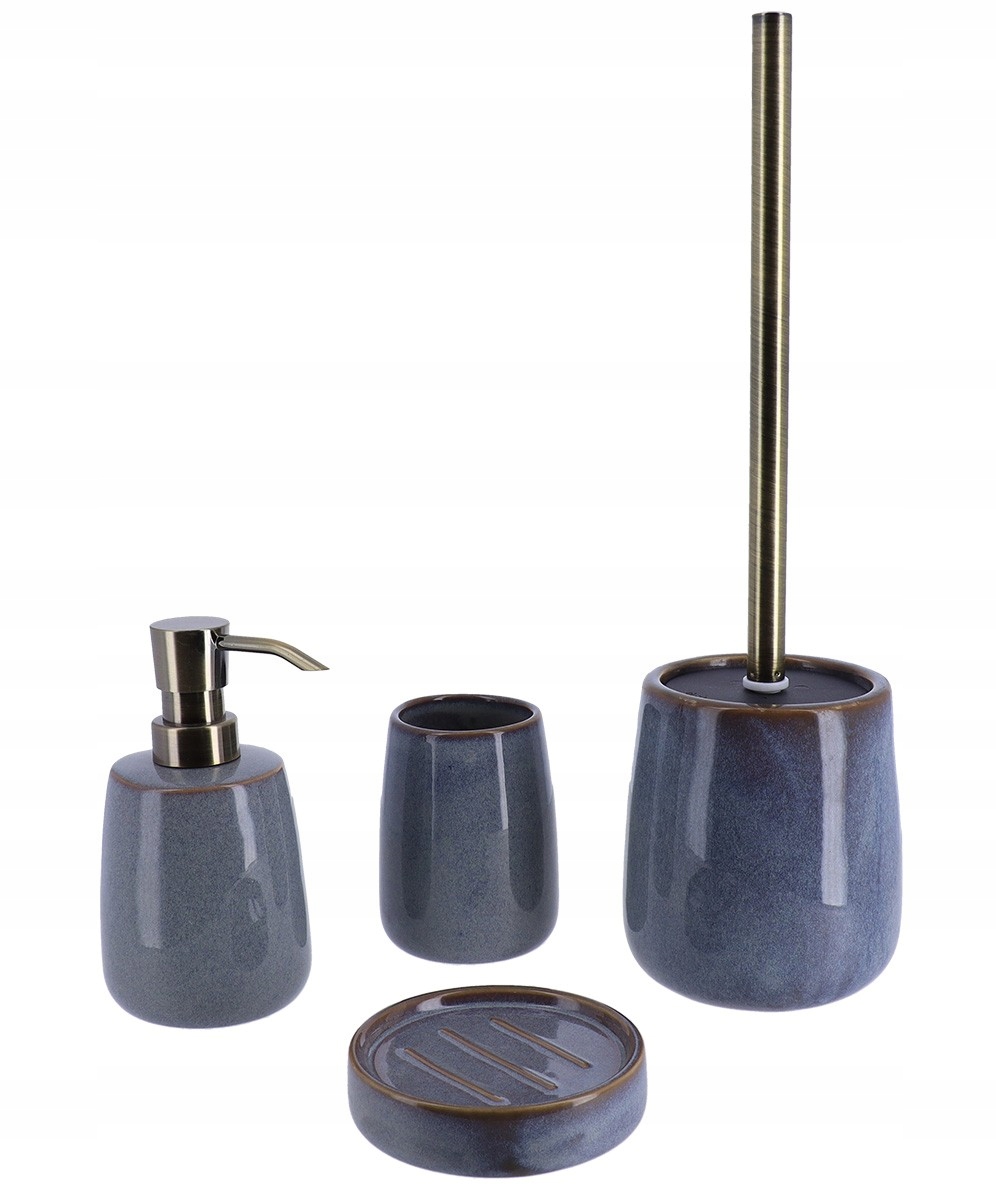 Dávkovač mýdla Hrnek na kartáčky Mýdlenka Toaletní kartáč 4v1