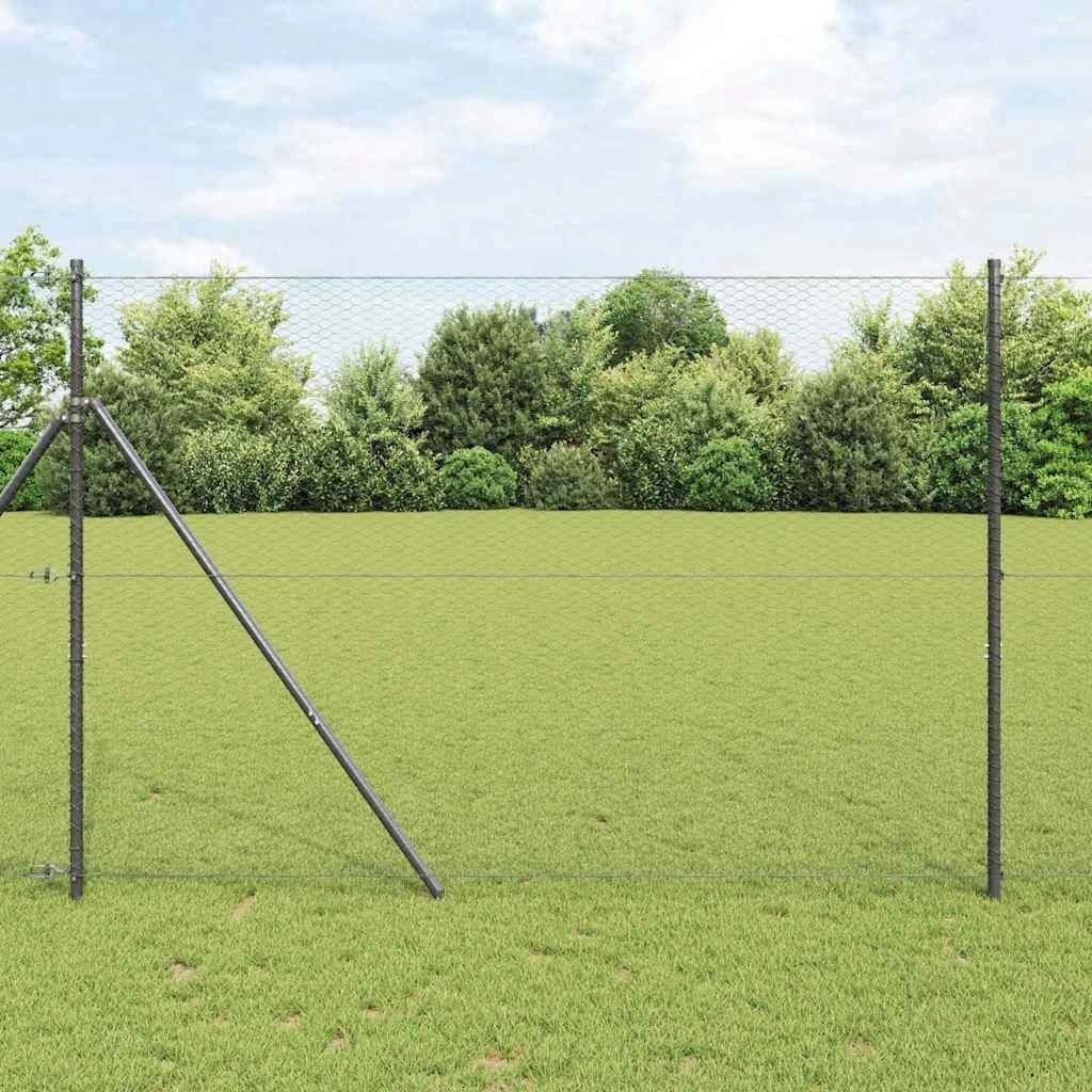 Oplocení plot Šedý 1.6 x 25 m Ocel