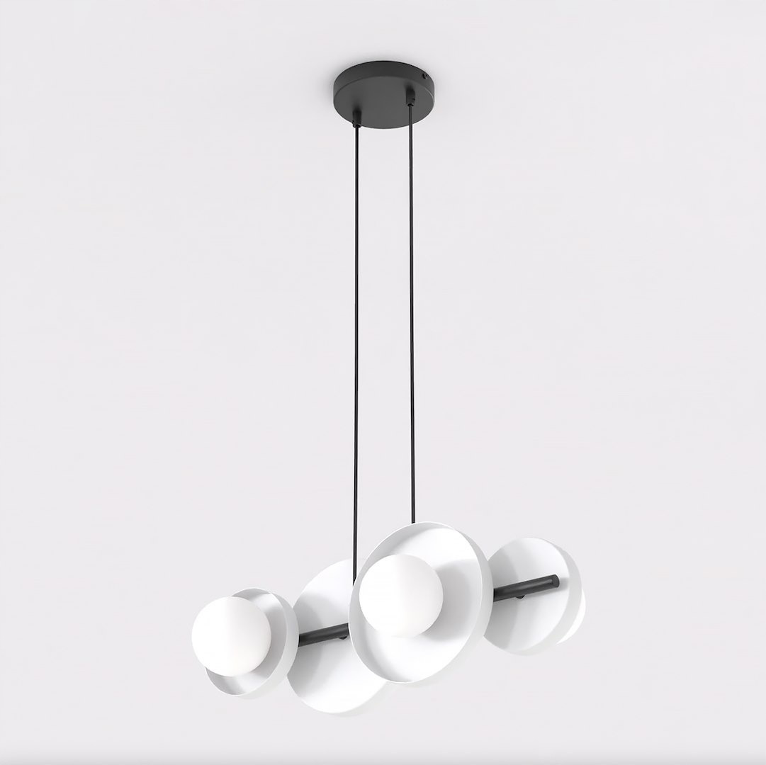 Závěsná lampa Model 4 Bl moderní černá stropní svítidlo