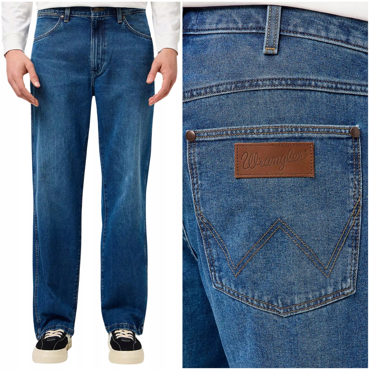 Wrangler Loose Straight volné rovné džínové kalhoty bez streče W29 L32