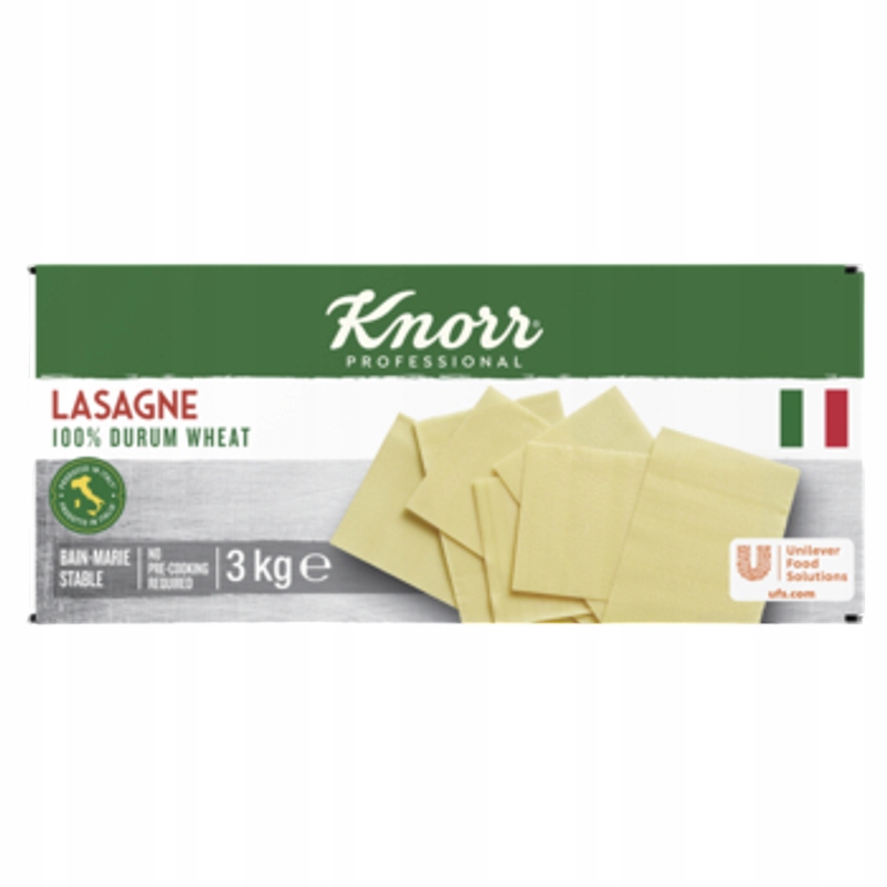 Těstoviny Lasagne Knorr 3 kg