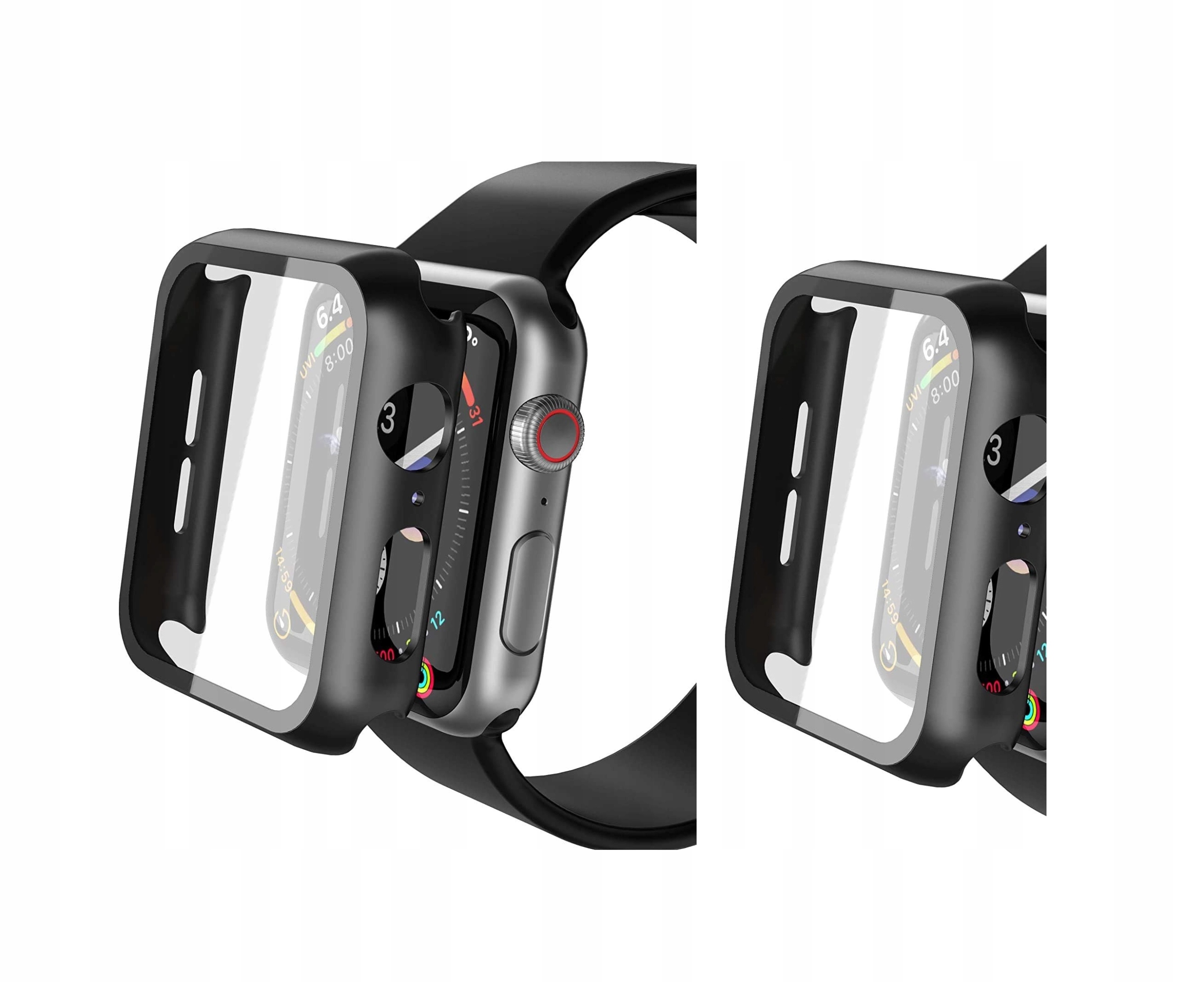 Yolin 2 szt Twarde etui ochronne do Apple Watch Series 6/5/4 Se 44mm