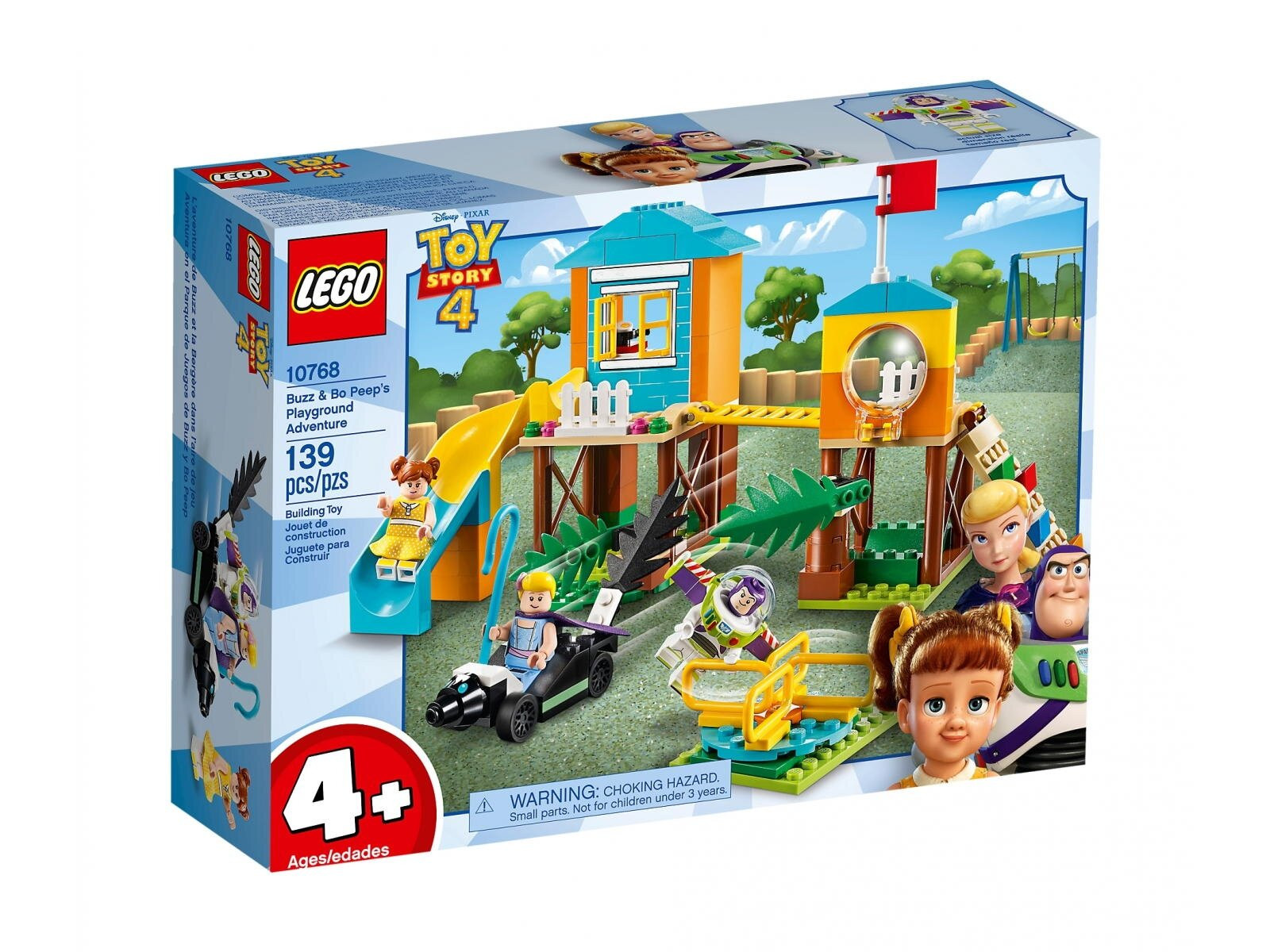 LEGO Disney - 10768 Toy Story 4, Dobrodružstvo Buzza a Bou na ihrisku - Nové