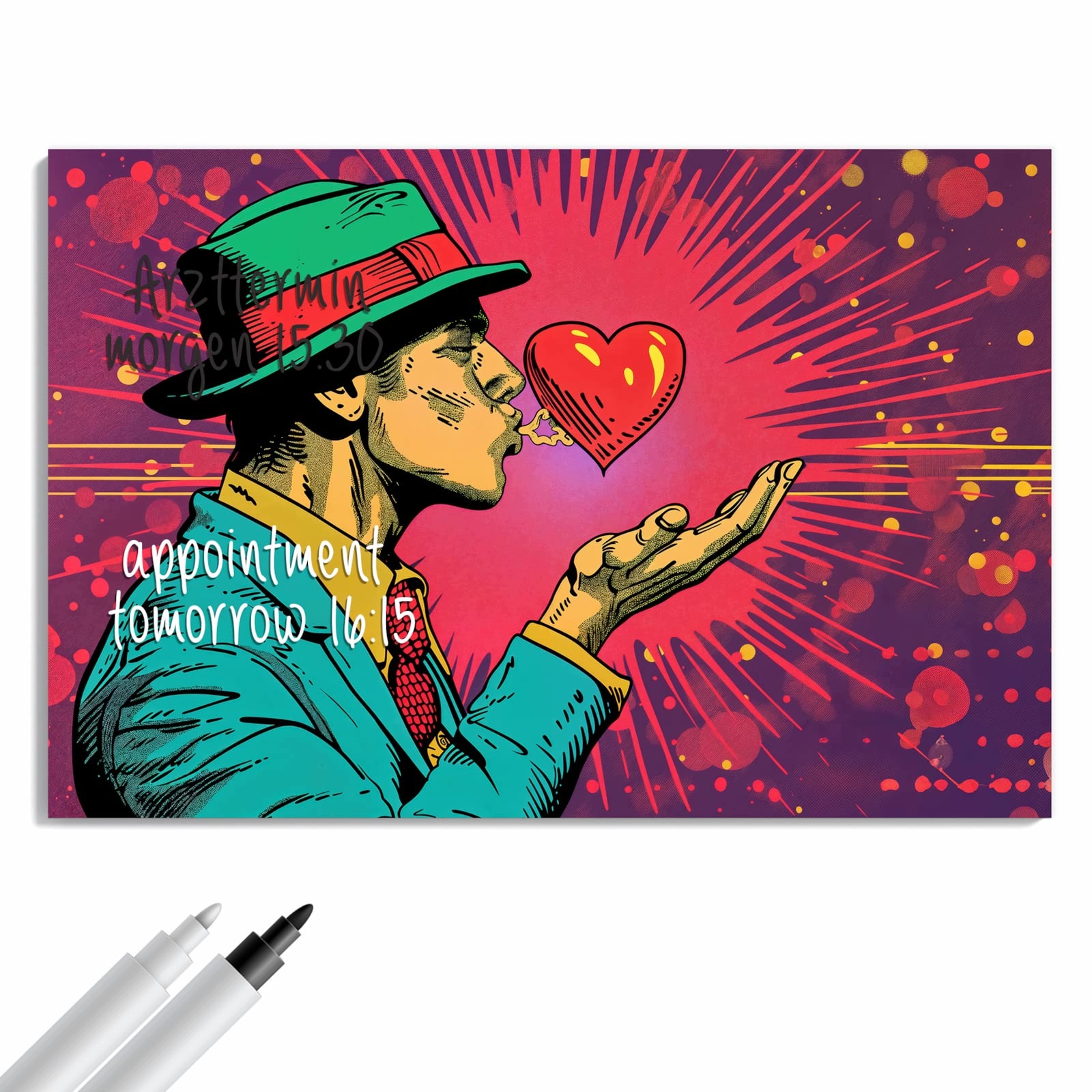 Magnetická tabule Pocalunek Milošč 60 × 40 cm