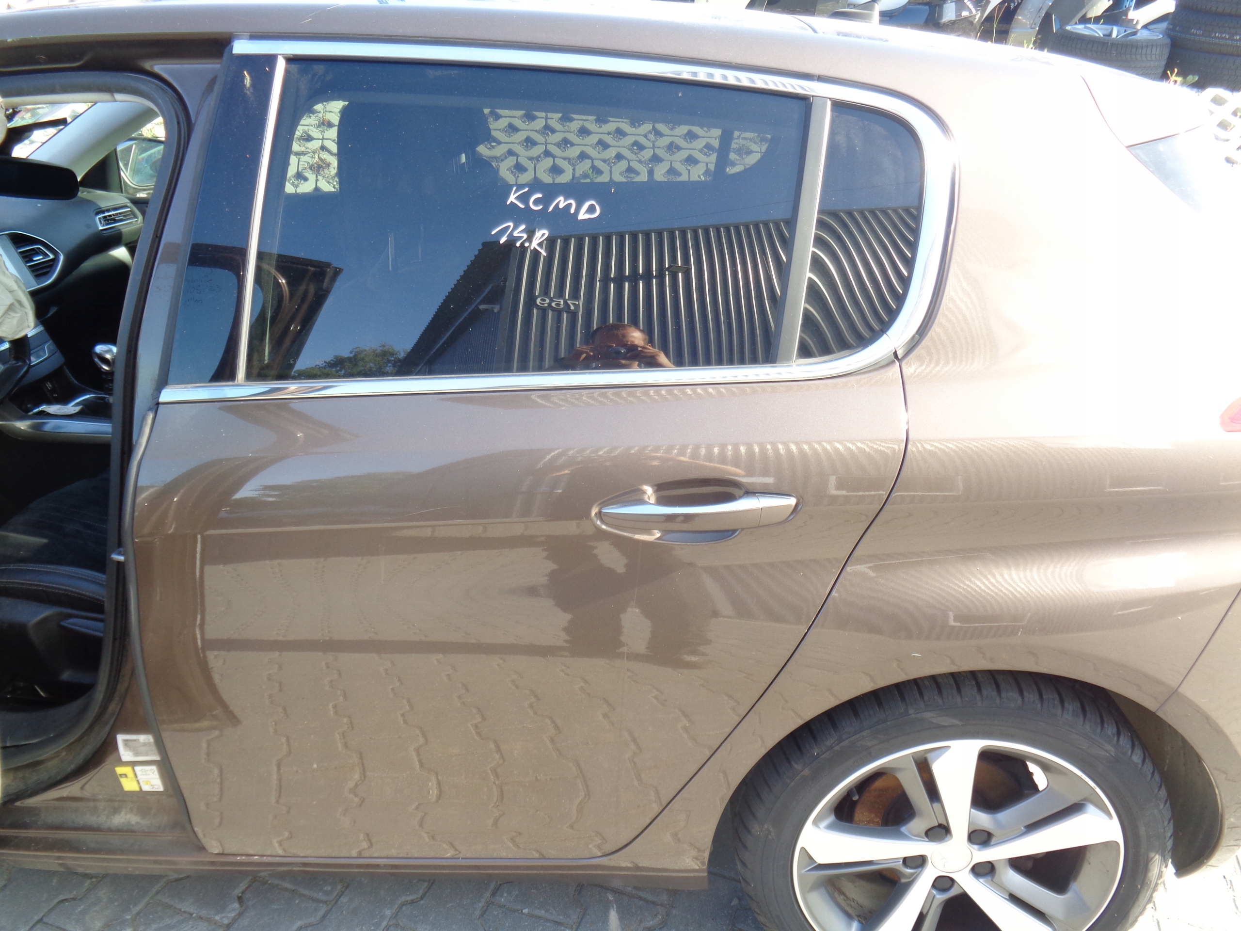 PEUGEOT 308 II T9 B DRZWI LEWE TYŁ KCMD 14-20r