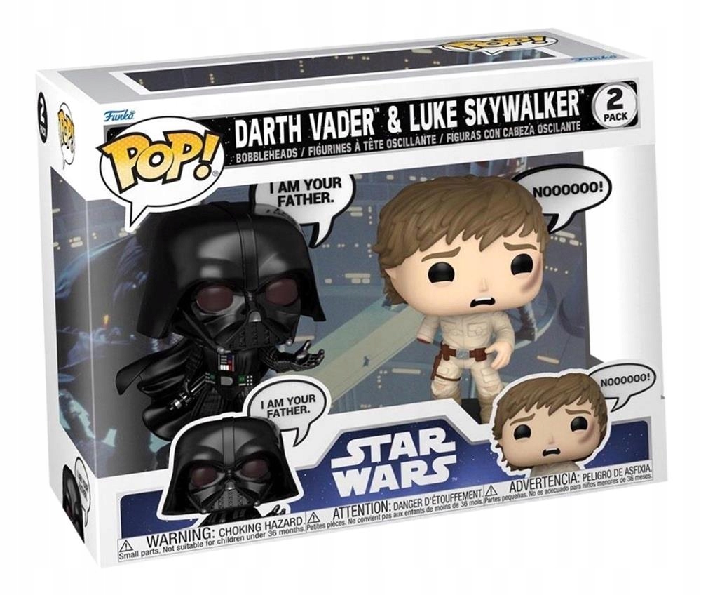 Figurka Funko Pop Star Wars: Darth Vader And Luke