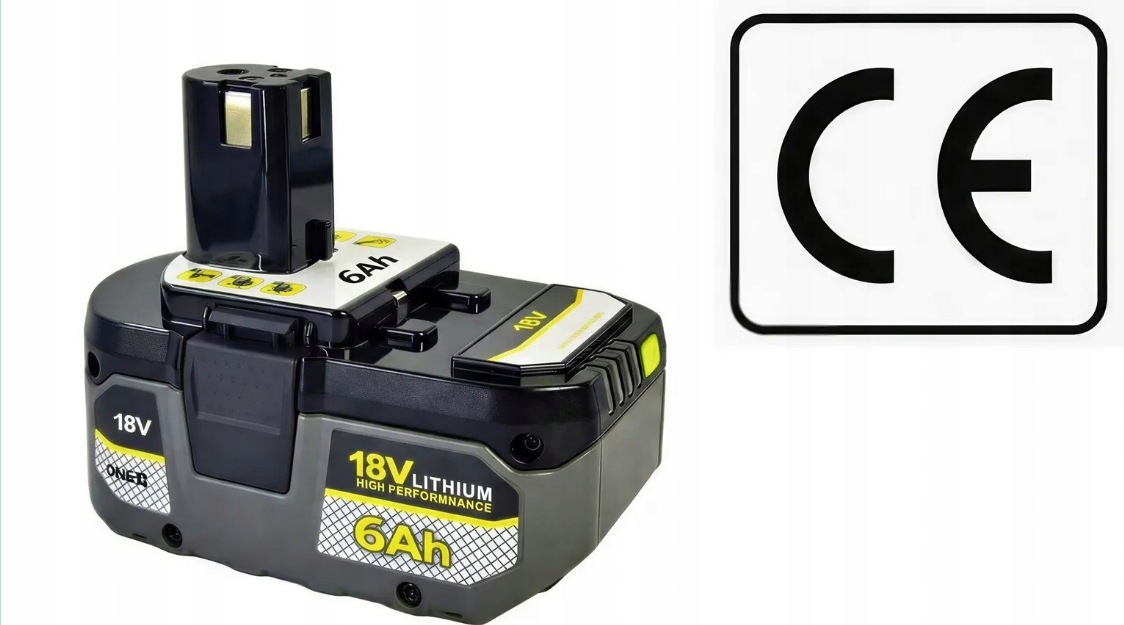 Akumulator bateria do Ryobi 18V P108 One+ Najnowszy Model Ogniwa A 6000mAH