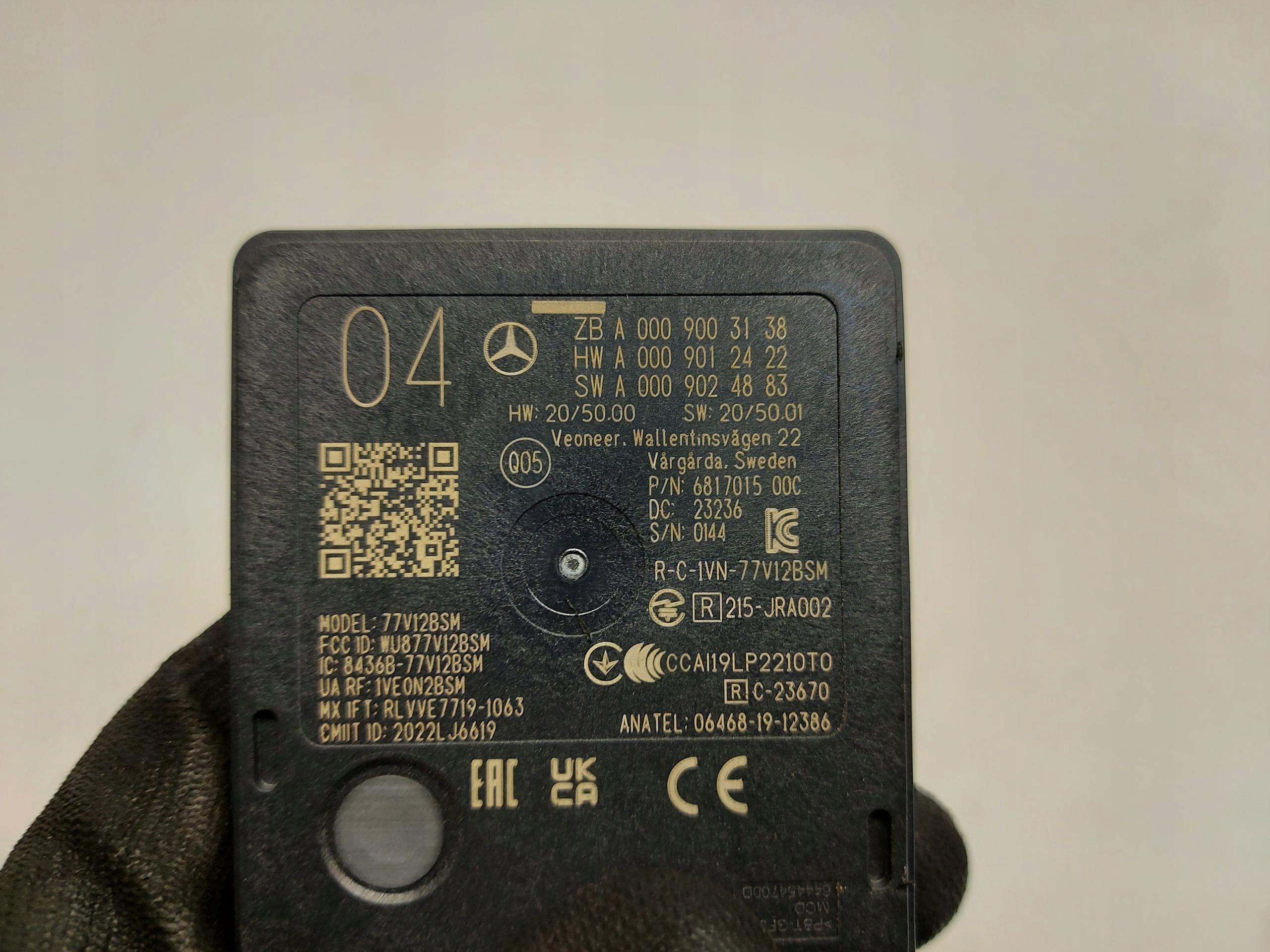 Mercedes W254 GLC 220d RADAR Sensor links heck