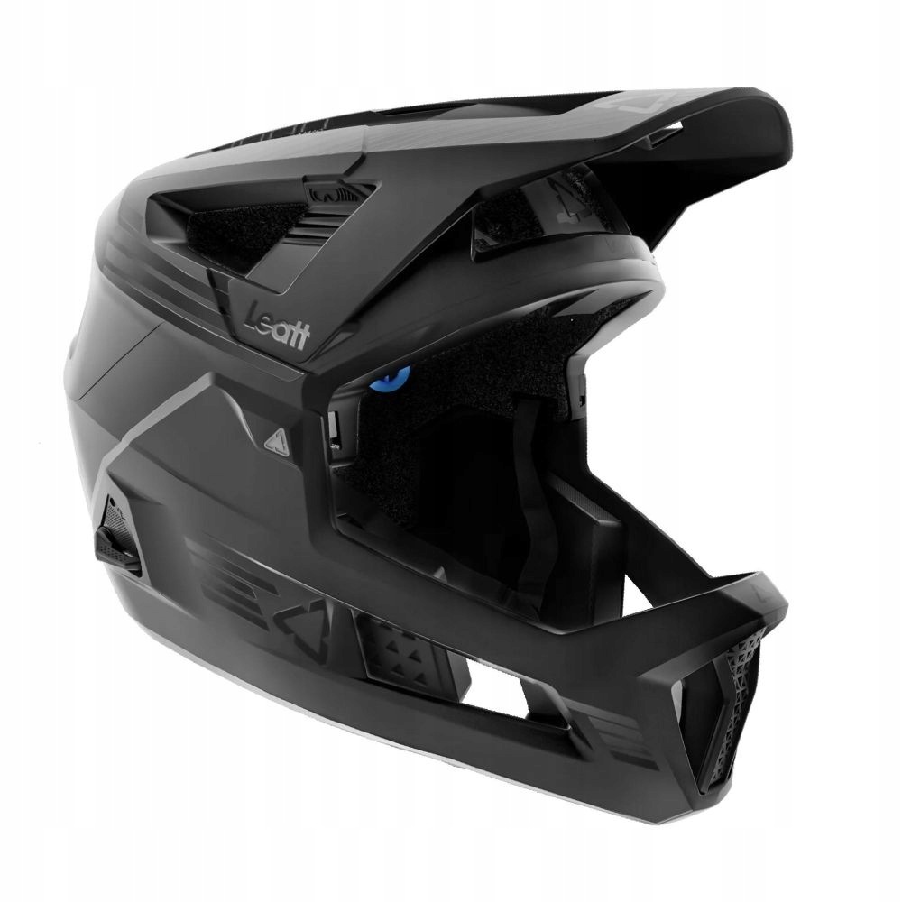 Kask Leatt 4.0 Czarny z odpinaną szczęką na rower Mtb Dh Enduro M 55-59cm