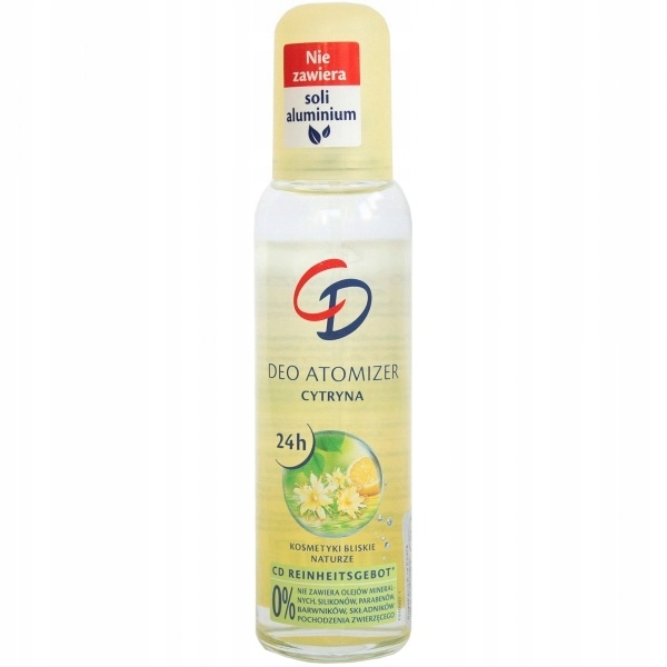 

CD Deo Atomizer W Szkle 75ml cytryna