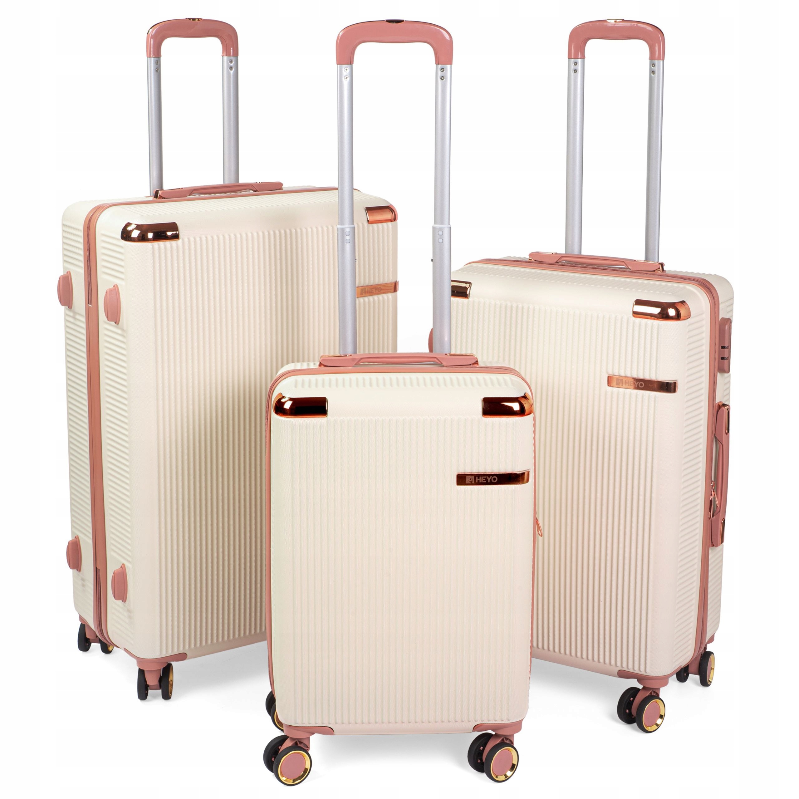 Sada Kufrů Cestovní Velká Střední Kabinová Heyo Na Kolečkách, Zavazadla