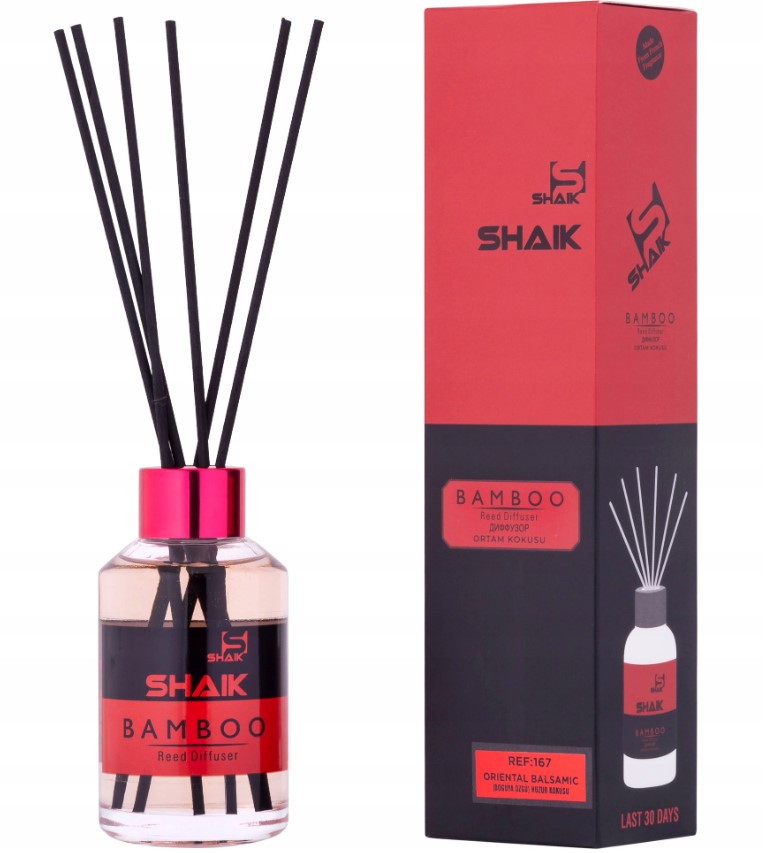 ODŚWIEŻACZ POWIETRZA PATYCZKI ZAPACH SHAIK 167 Baccarat Rouage 115ml