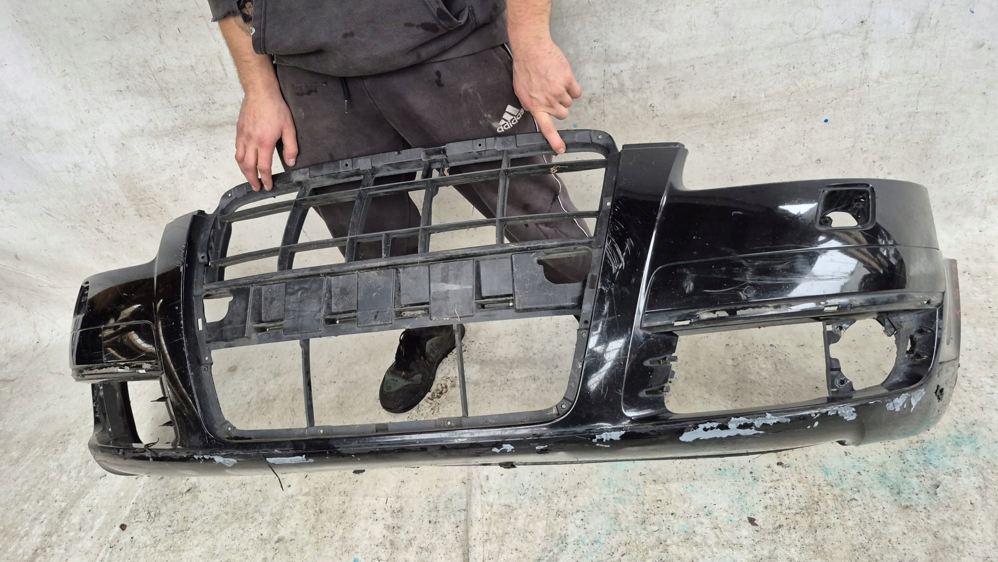 AUDI A6 C6 4F 04-08 bumper front front washer